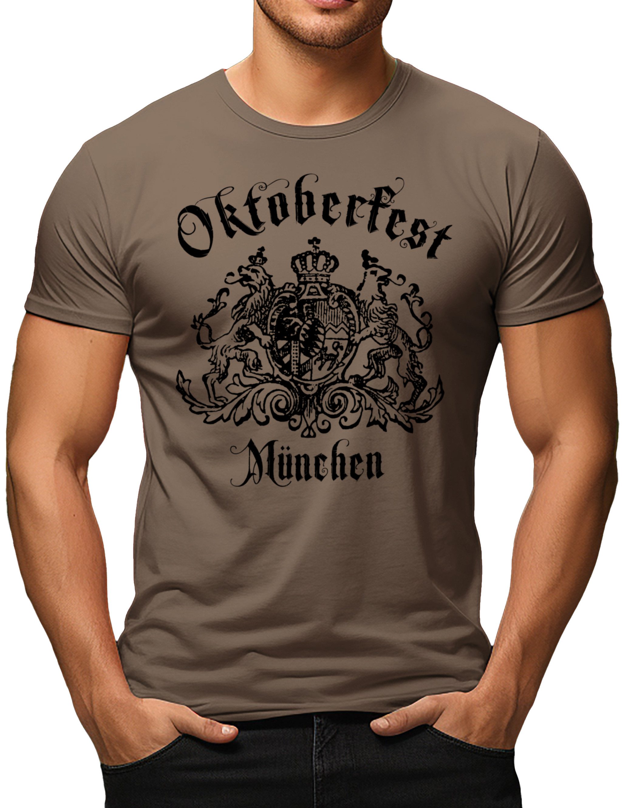 Trachtenshirt Oktoberfest München - offiziell lizenziert durch die LHS