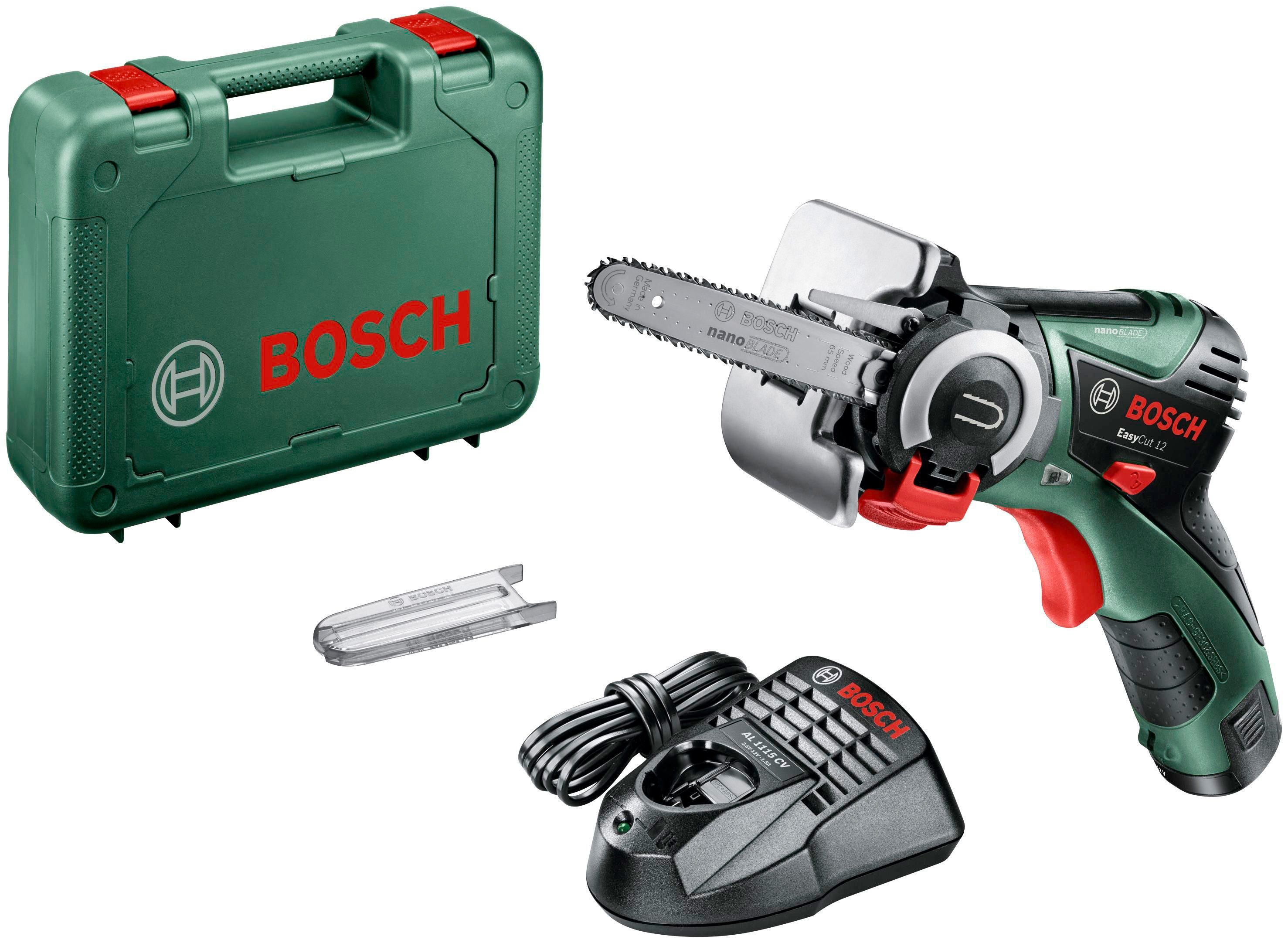 Bosch Home & Set, und EasyCut mit V/2,0Ah 12 Ladegerät 12 Akku Akku-Multisäge nanoBLADE-Säge, Garden