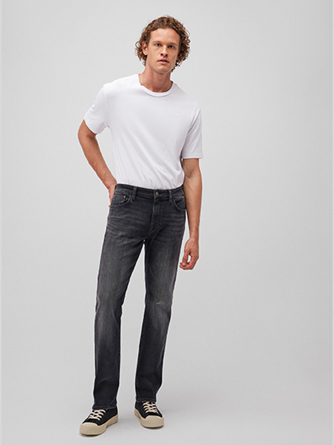 Mavi Regular-fit-Jeans Jeans Straight Leg Dunkle Waschung 5-Pocket MARTIN, günstig online kaufen