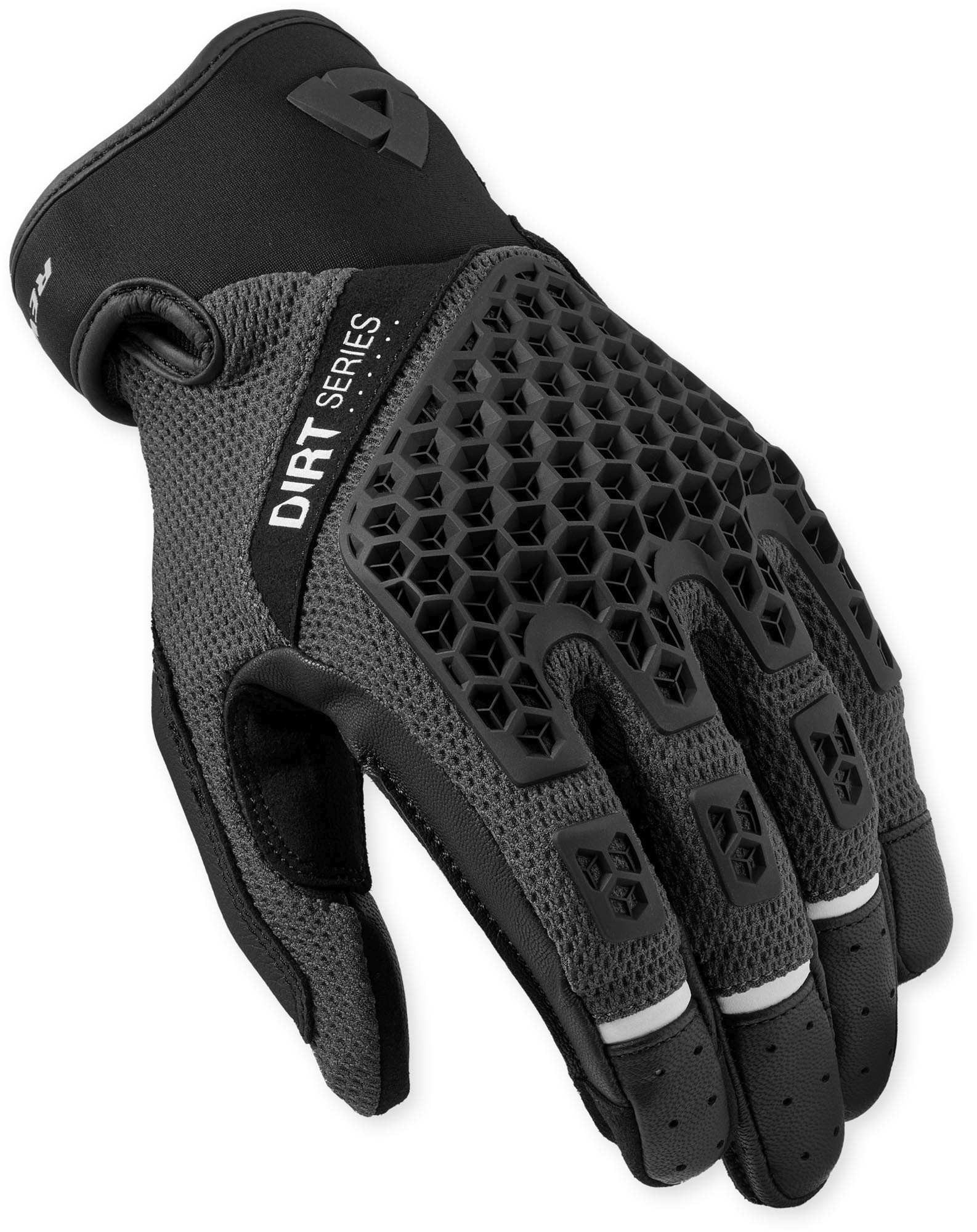 Revit Motorradhandschuhe Caliber 2 Motocross-Handschuhe perforiert,Touchscreenbedienung möglich