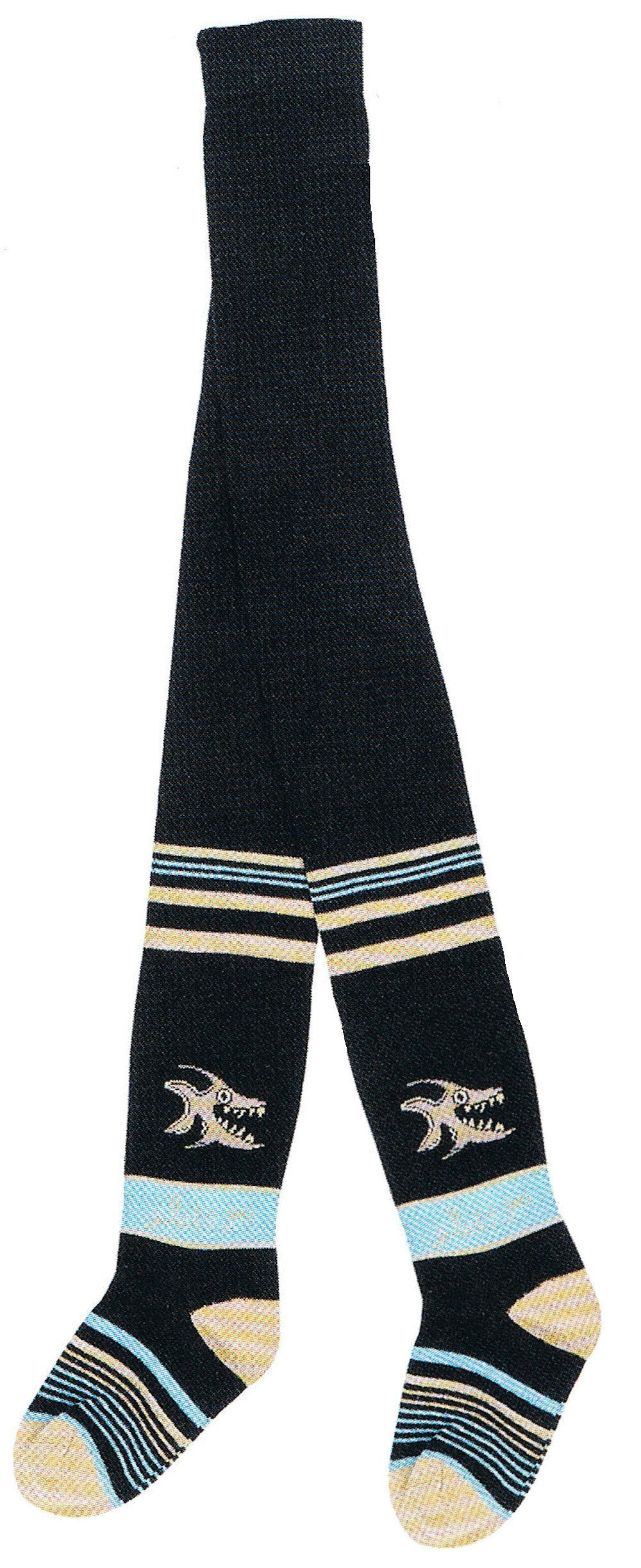 Riese Strickstrumpfhose Riese Jungen Strumpfhose Piranha Fisch schwarz 90 DEN (1 St)