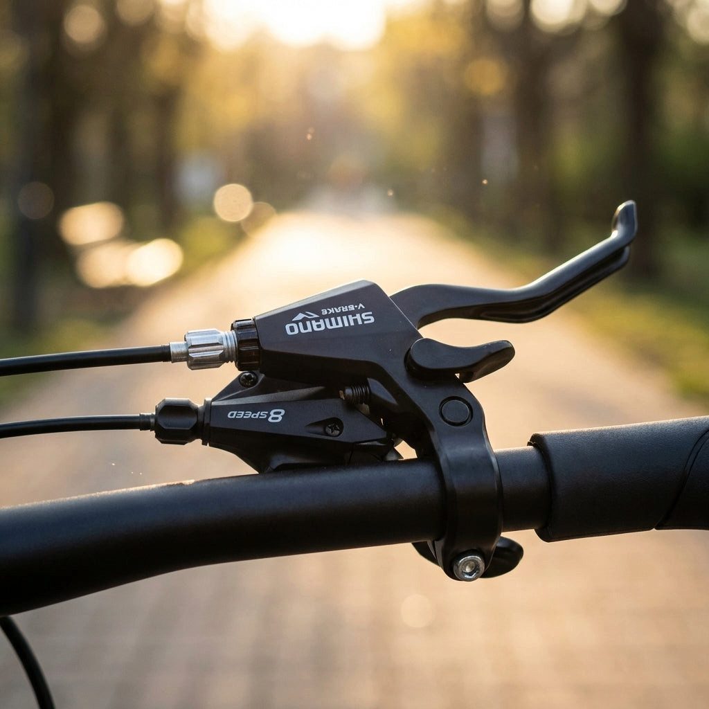 Shimano Felgenbremse SHIMANO Schalt-/Bremshebel ST-M310 8-fach Rechts 2 Finger - 8-fach, Sc