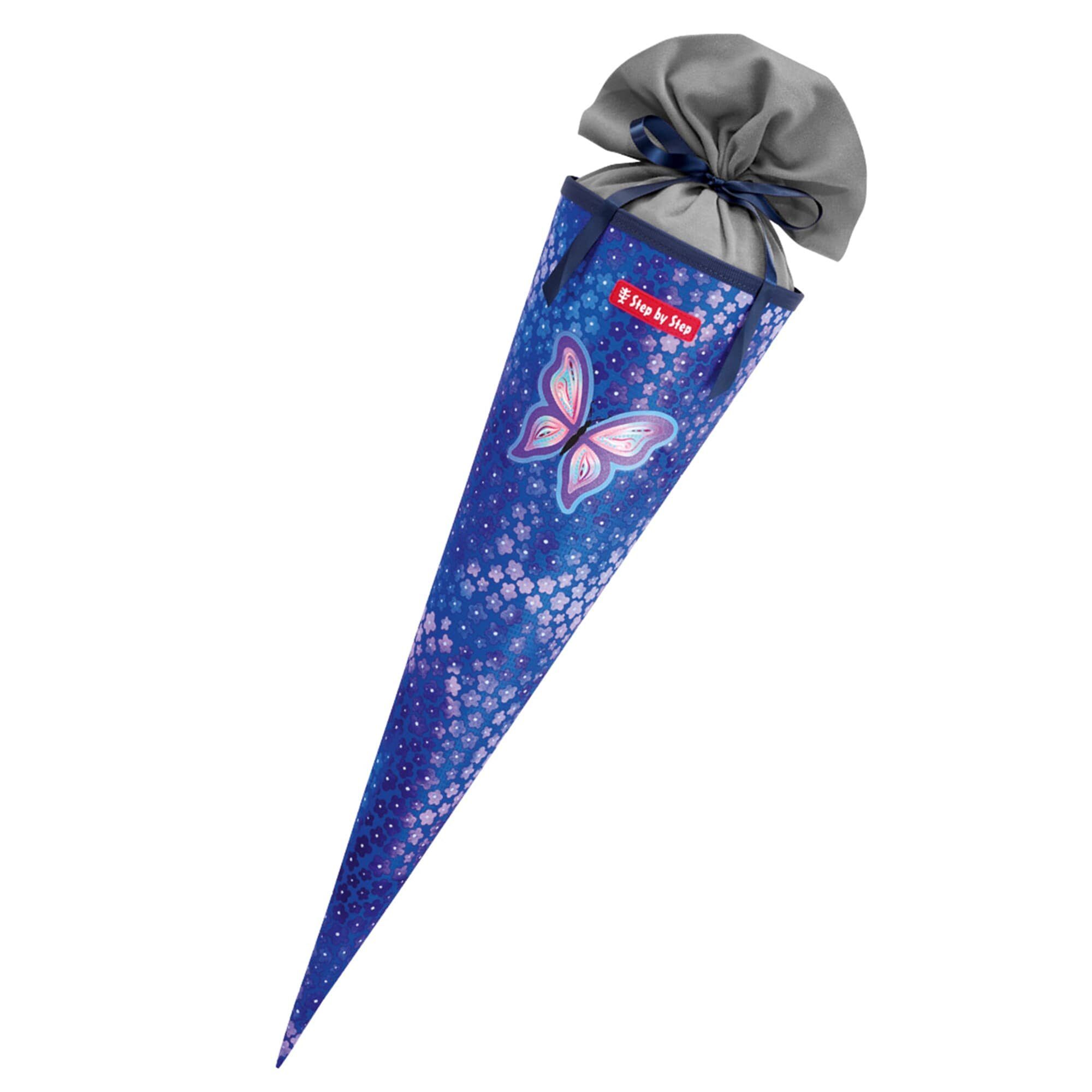 Step by Step Schultüte,mit eingenähtem Bändchen