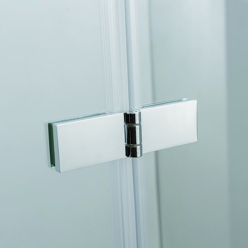 Melko Badewannenaufsatz Badewannenaufsatz Badewannenfaltwand Duschabtrennung ESG, ESG Sicherheitsglas, (Stück), ESG Sicherheitsglas