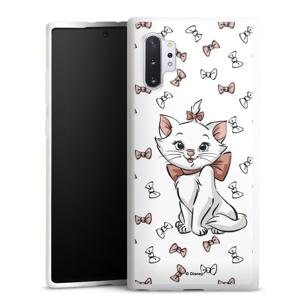 DeinDesign Handyhülle Aristocats Marie Disney Katze Marie Shy, Samsung Galaxy Note 10 Plus Silikon Hülle Bumper Case Smartphone Cover