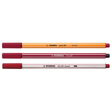 STABILO Pinselstift STABILO Pen 68 brush, Pen 68 und point 88 im 30er Metalletui Creative
