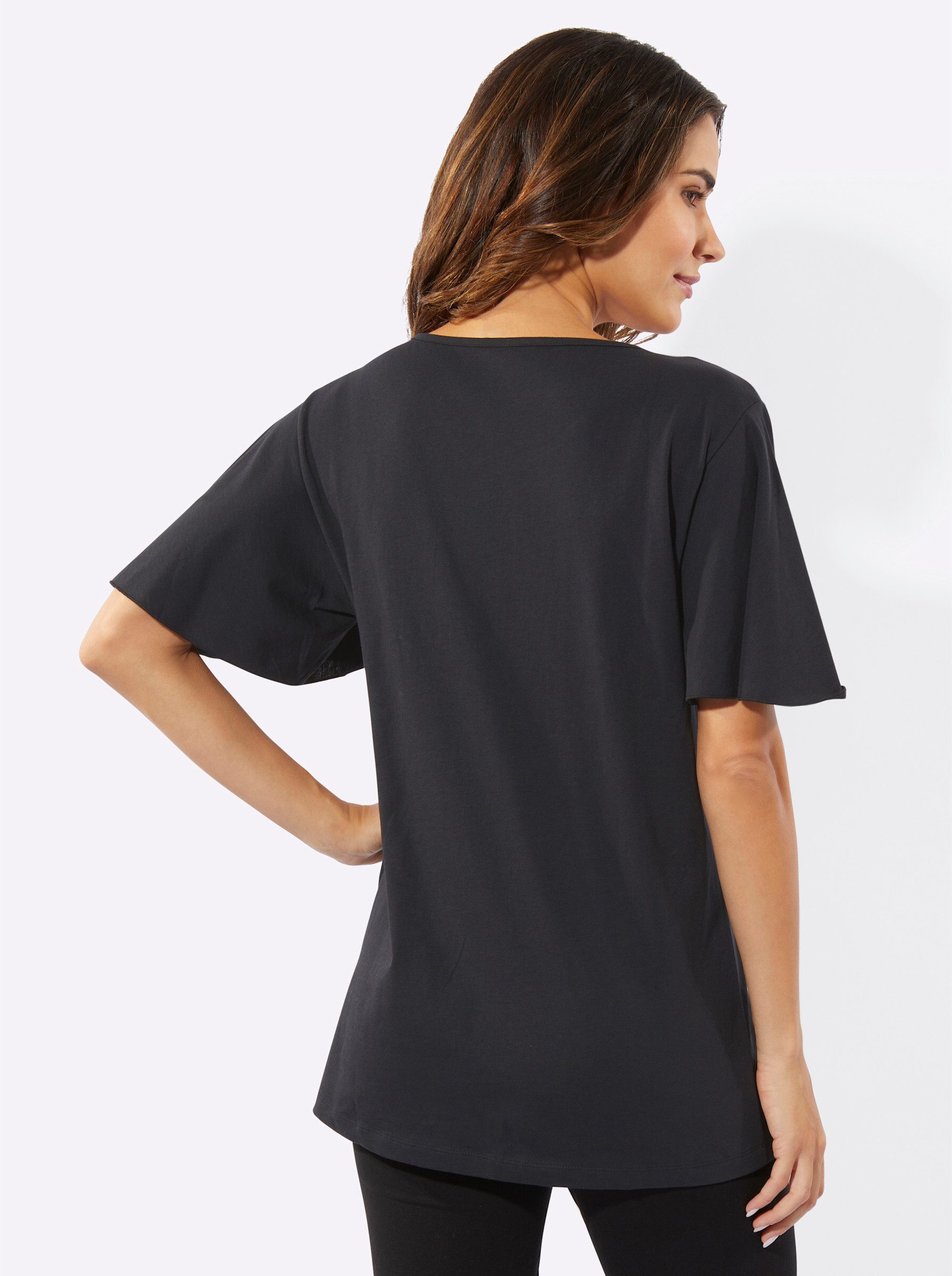 Sieh an! Trainingsshirt Longshirt . günstig online kaufen