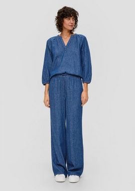 s.Oliver Stoffhose Relaxed: Twillhose mit Wide leg