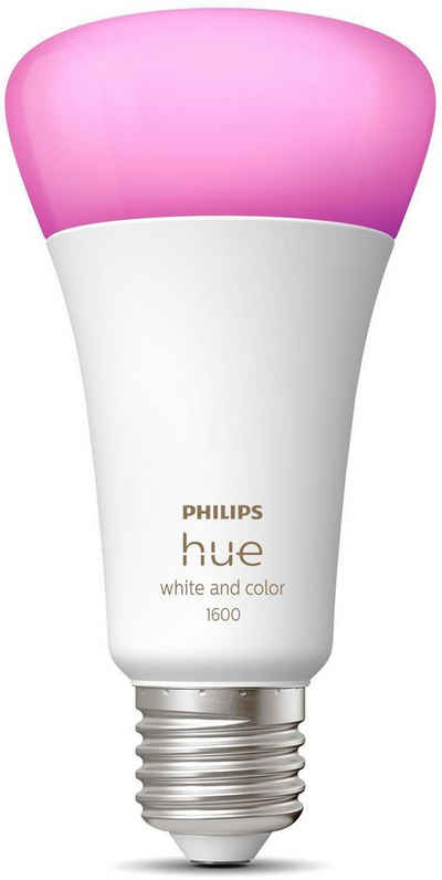 Philips Hue »White & Col. Amb. E27 Einzelpack 1100lm 100W« LED-Leuchtmittel, E27, 1 St., Warmweiß, Farbwechsler