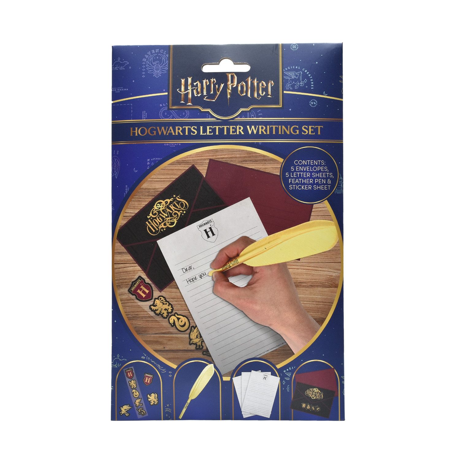Blue Sky Designs Briefpapier Harry Potter - Briefset inkl. Federstift - Magical Location