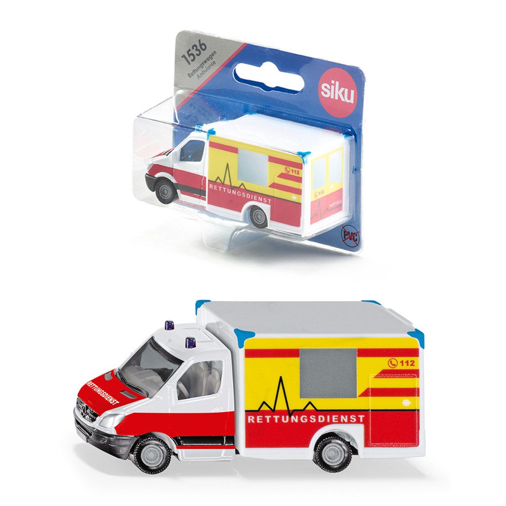 SIEPER Modellauto siku MB Sprinter Rettungswagen