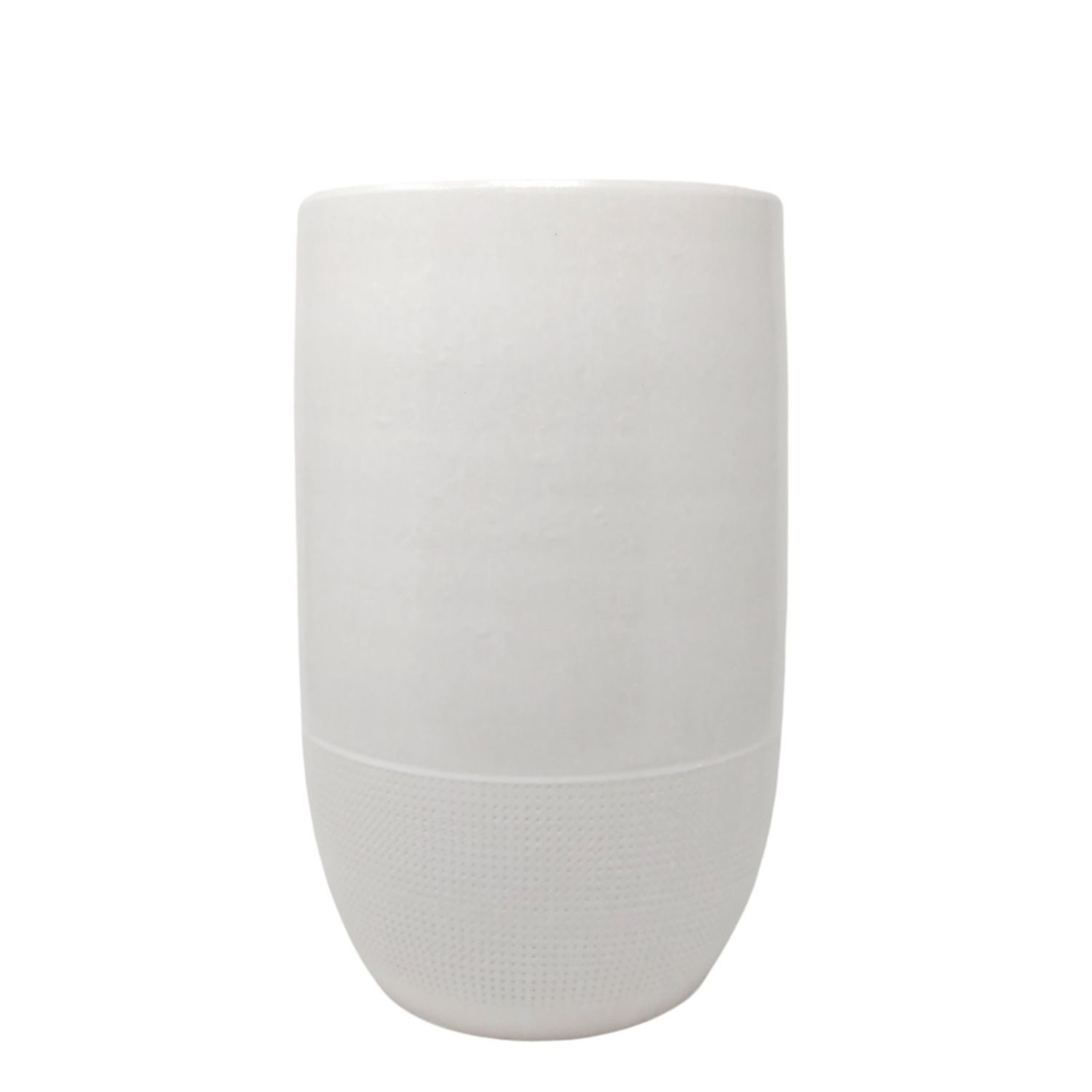 CreaFlor Home Bodenvase Lugo, Farbe: Weiß, Höhe: 30cm