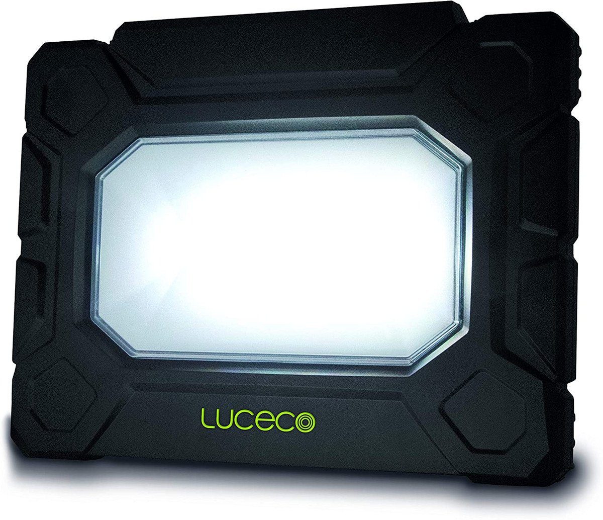 LUCECO Arbeitslicht Luceco Hybrid Lumen 2 Steckdosen Anschlusskabel 5200 5m Arbeitsleuchte