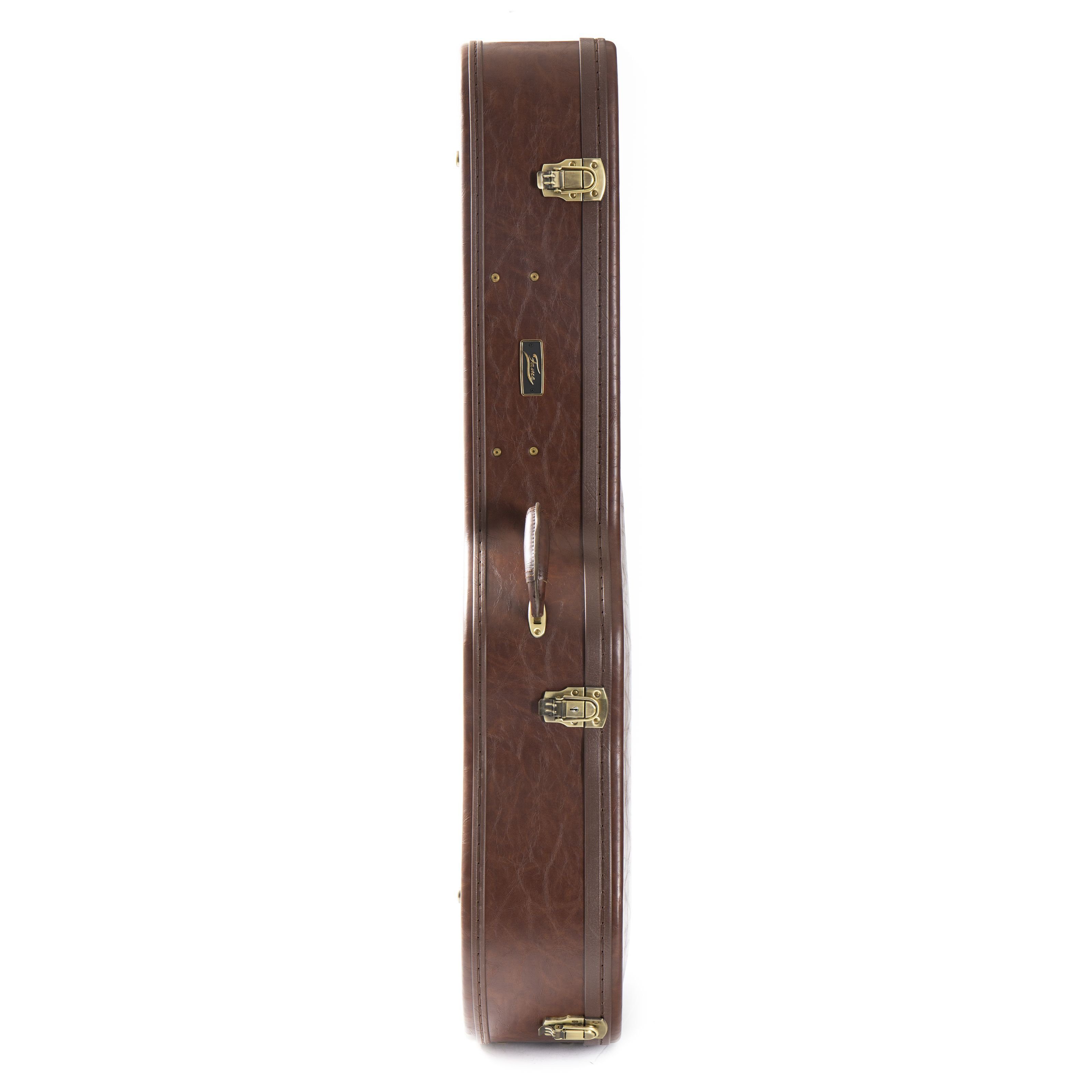 FAME Gitarrentasche (Classic Gitarrenkoffer Wetterfest und Robust für 4/4 Konzertgitarren Historic Brown mit Zubehörfach und Plüsch-Innenfutter GIT0044844-000, Gitarrenkoffer und Gitarrentaschen, Gitarrenkoffer Konzertgitarre), Classic Gitarrenkoffer, Wetterfest, Robust, Historic Brown, 4/4