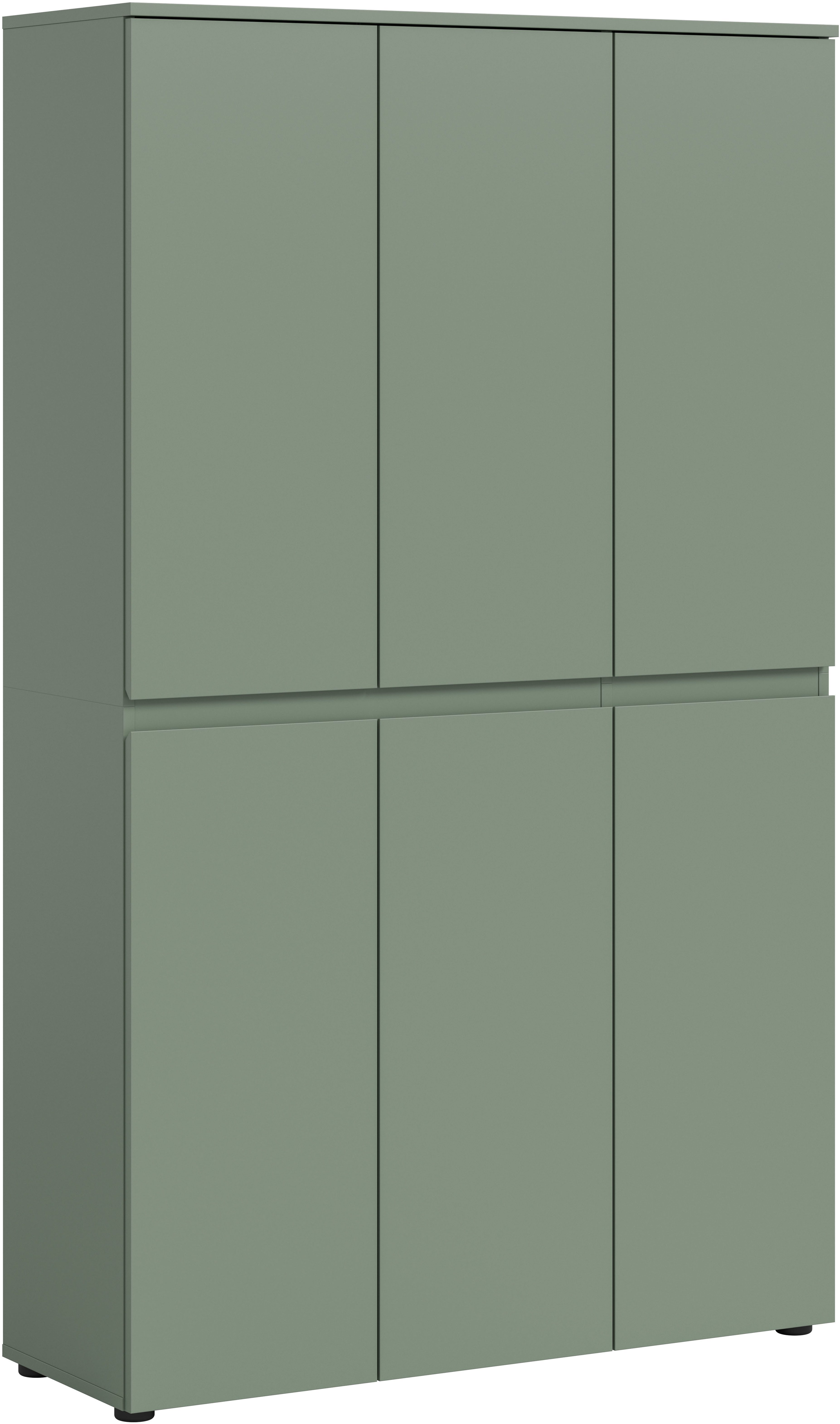 Home affaire Mehrzweckschrank CIPELA (1-St) BxH:105x175 cm, viel Stauraum, variable Einlegeböden, Kleiderstange