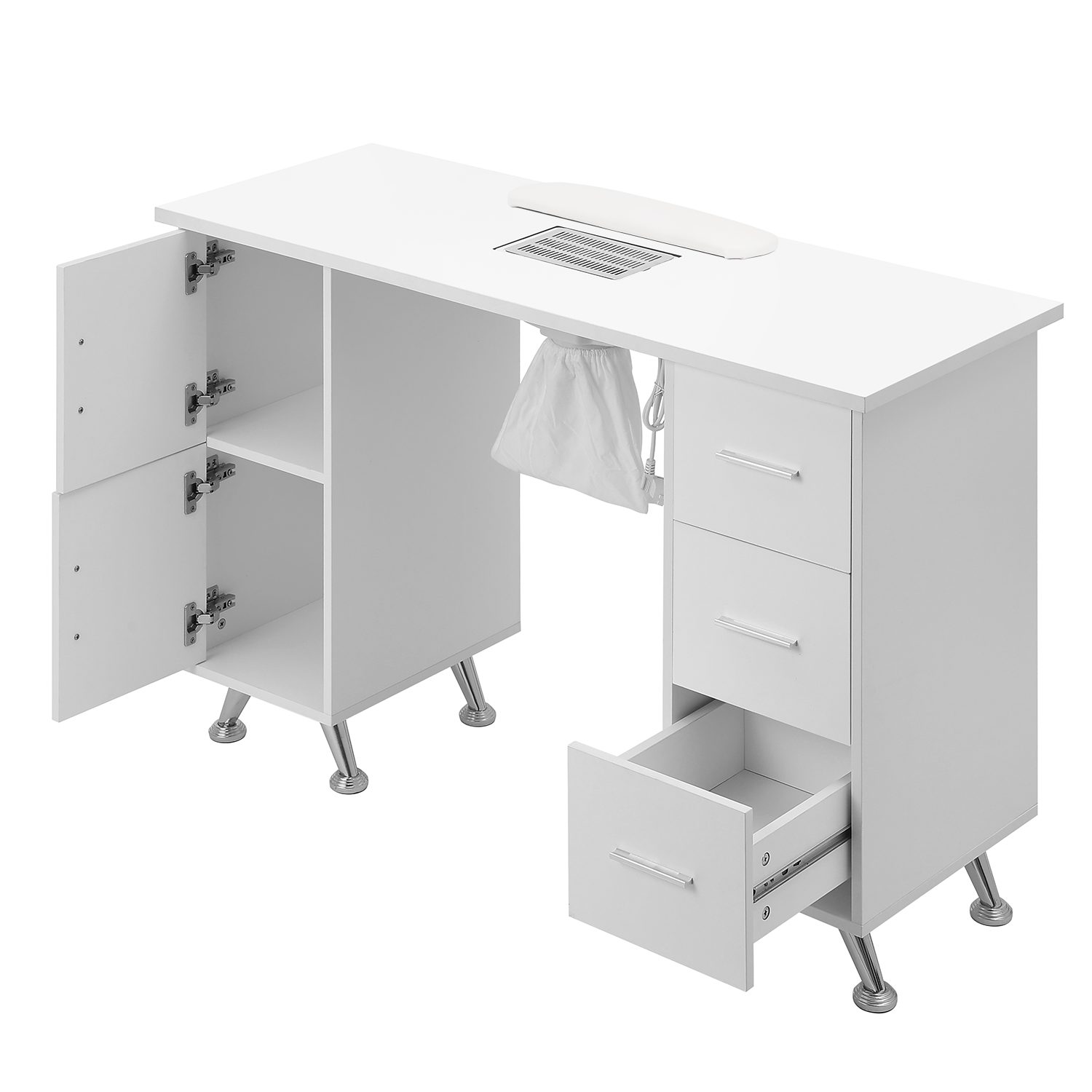 DARDVORLAG Arbeitstisch Profi Maniküretisch, Nageltisch mit Absaugung und 3 günstig online kaufen