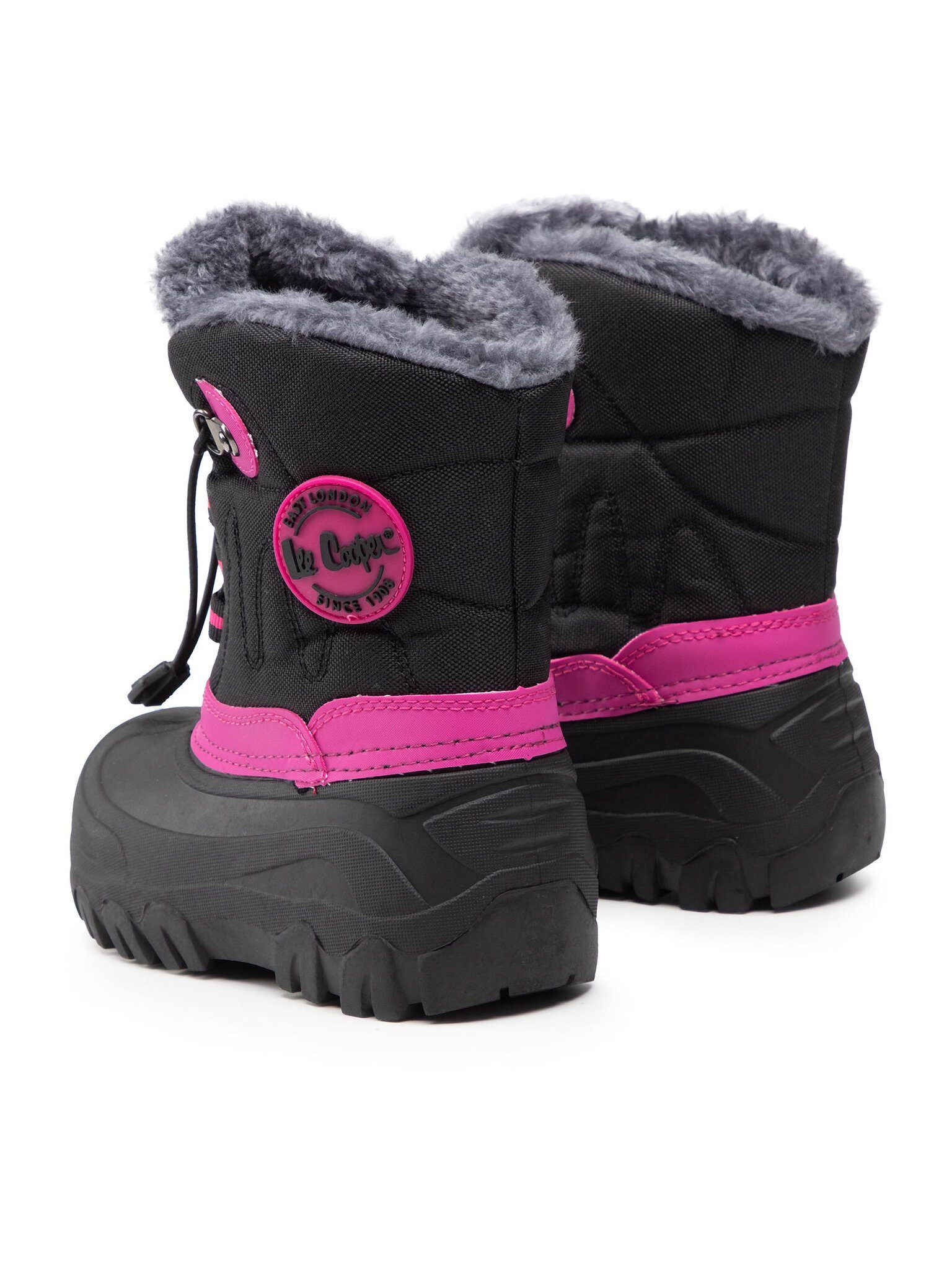 Lee Cooper Schneeschuhe LCJ-21-44-0523K Black/Fuchsia Schnürschuh