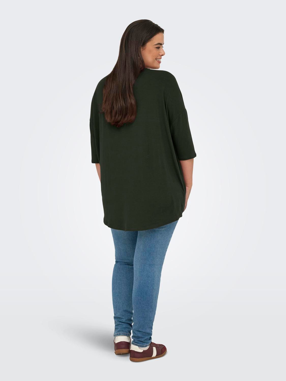 ONLY CARMAKOMA 3/4-Arm-Shirt CARLAMOUR 3/4 TOP günstig online kaufen