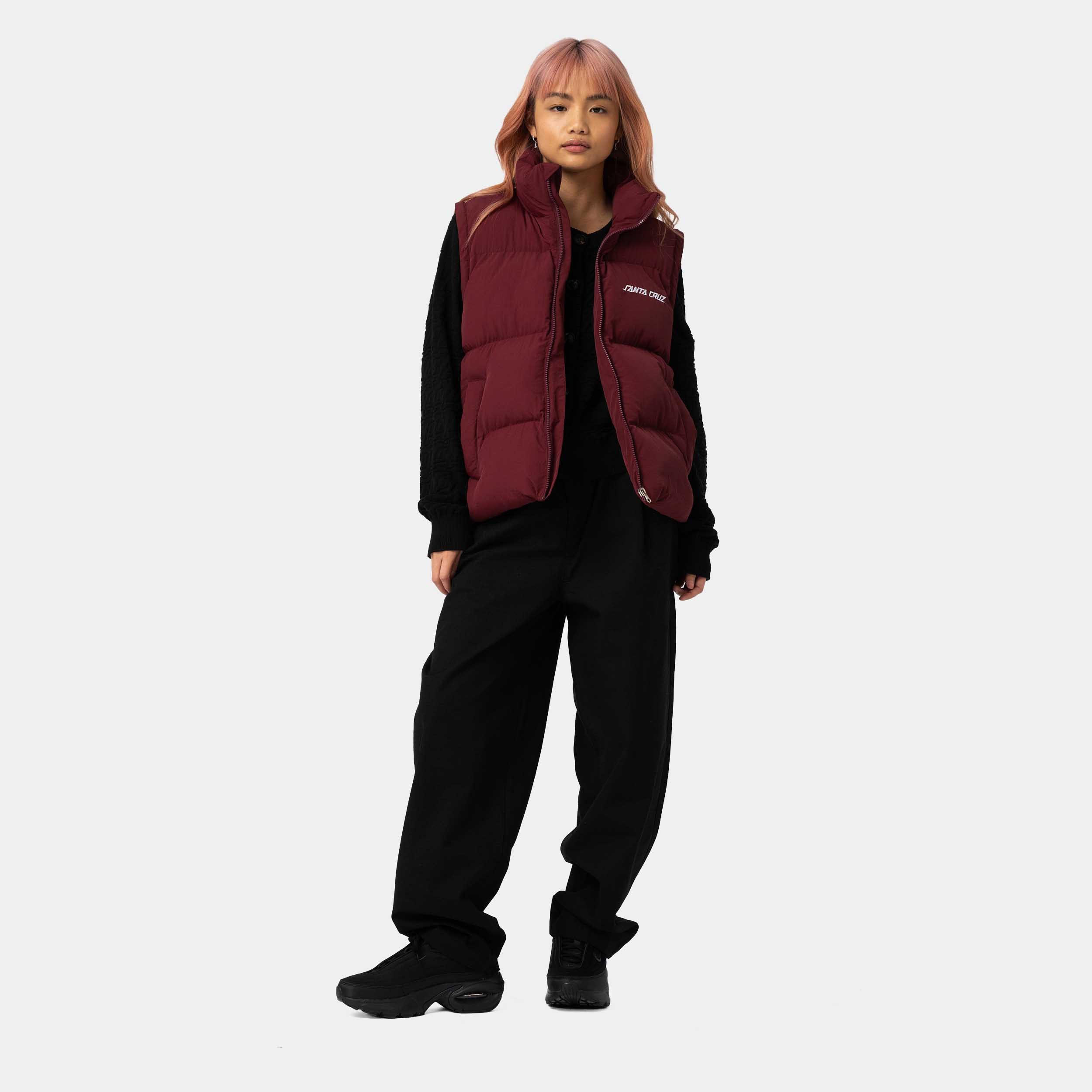 Santa Cruz Steppjacke STRIP 2 IN 1 QUILTED JACKET aus Nylon, leichtes Material, für Erwachsene