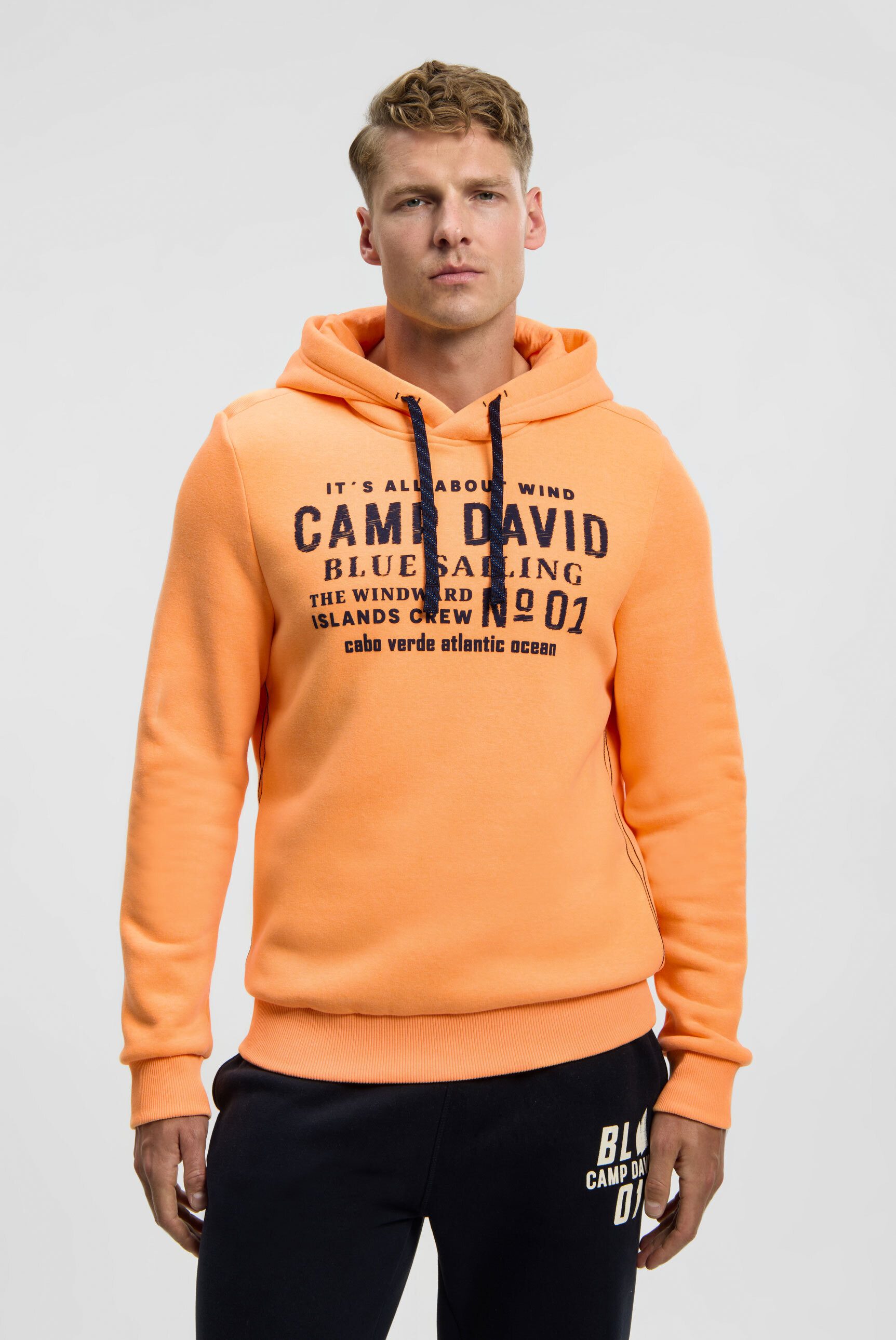 CAMP DAVID Kapuzensweatshirt mit reflektierenden Details günstig online kaufen