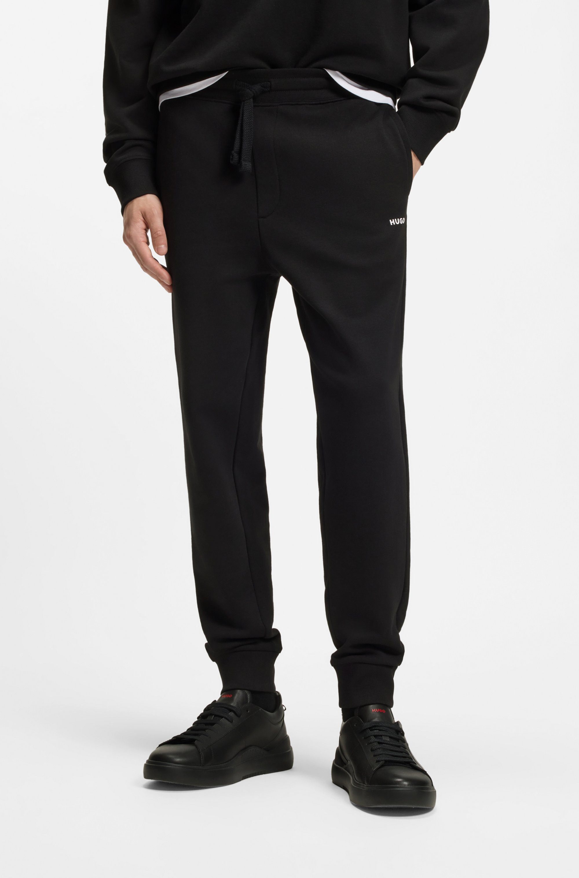 HUGO Sweathose Dayote Regular Fit, elastischer Bund, Seitentaschen
