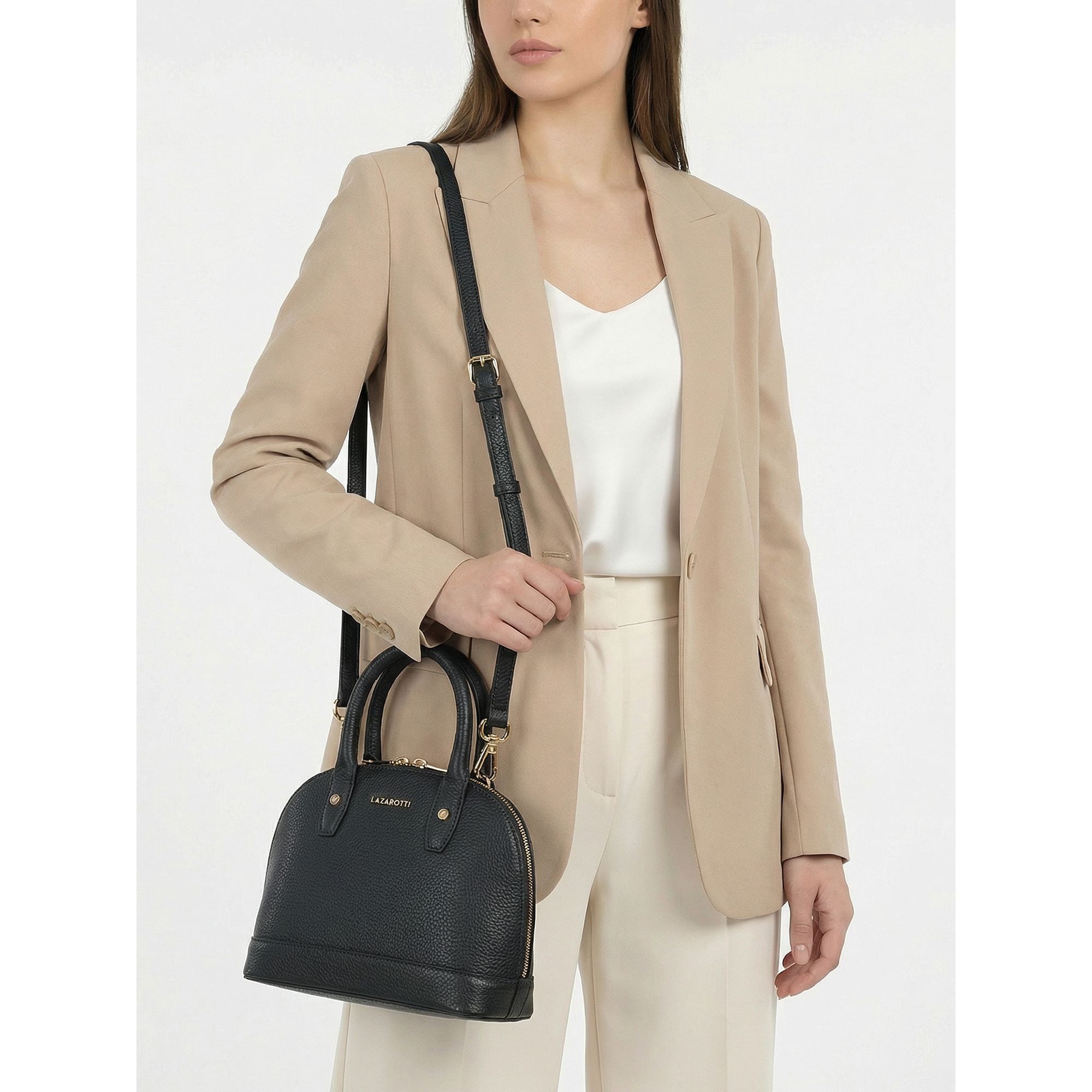 Lazarotti Henkeltasche Bologna Leather, Leder