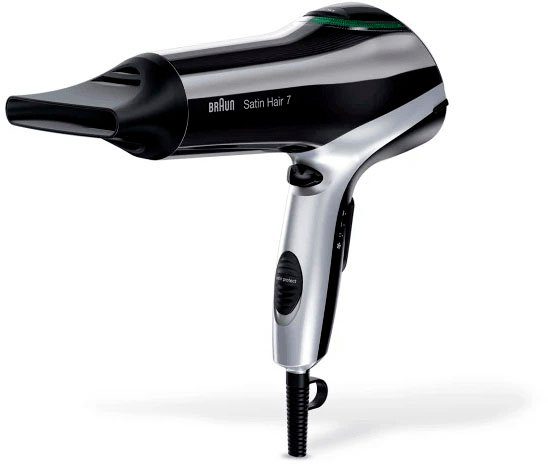 7 Schutz vor Protect™ Satin Überhitzung Satin Braun System: Ionic-Haartrockner 100%-igen 2200 BaByliss W, Iontec, Hair Braun