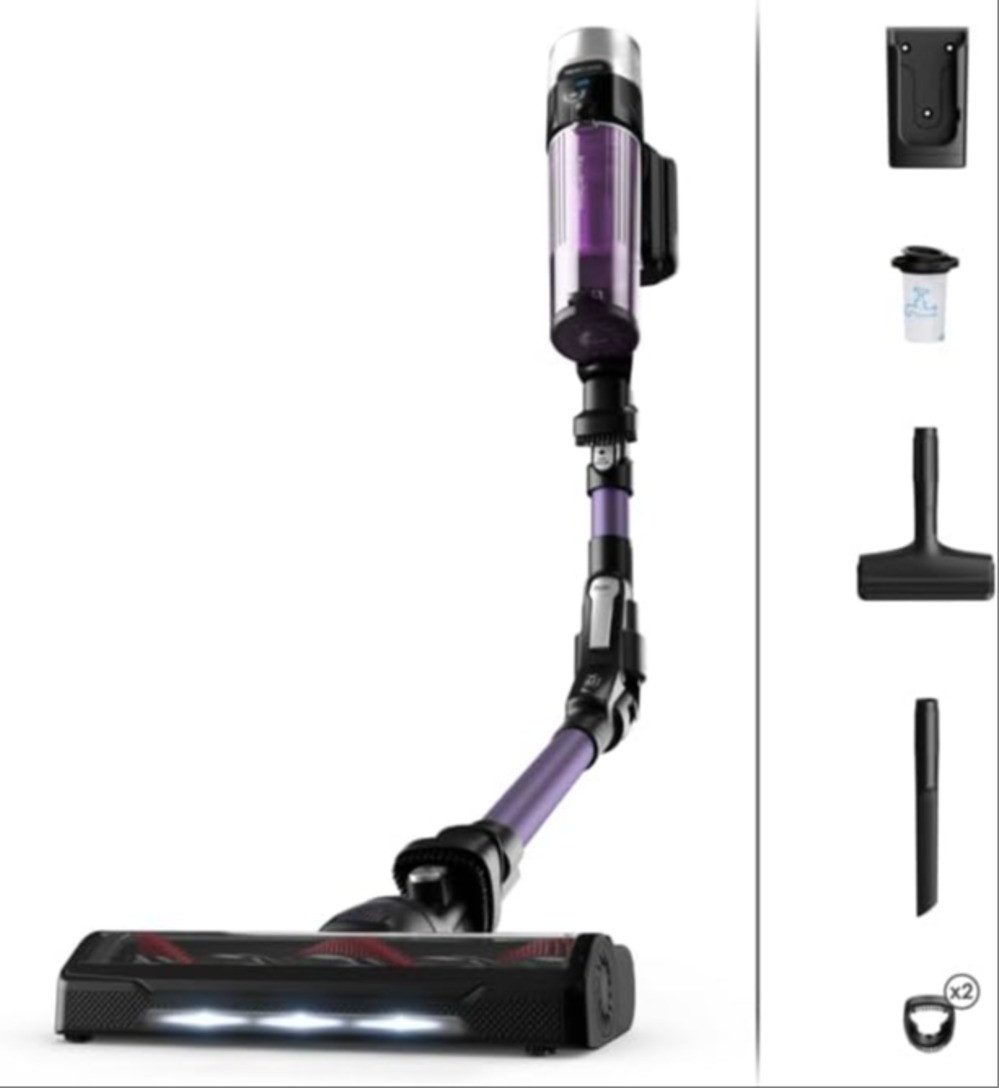 Rowenta Akku-Hand-und Stielstaubsauger RH2039 X-Force Flex 9.60 Akkustaubsauger, 250 W