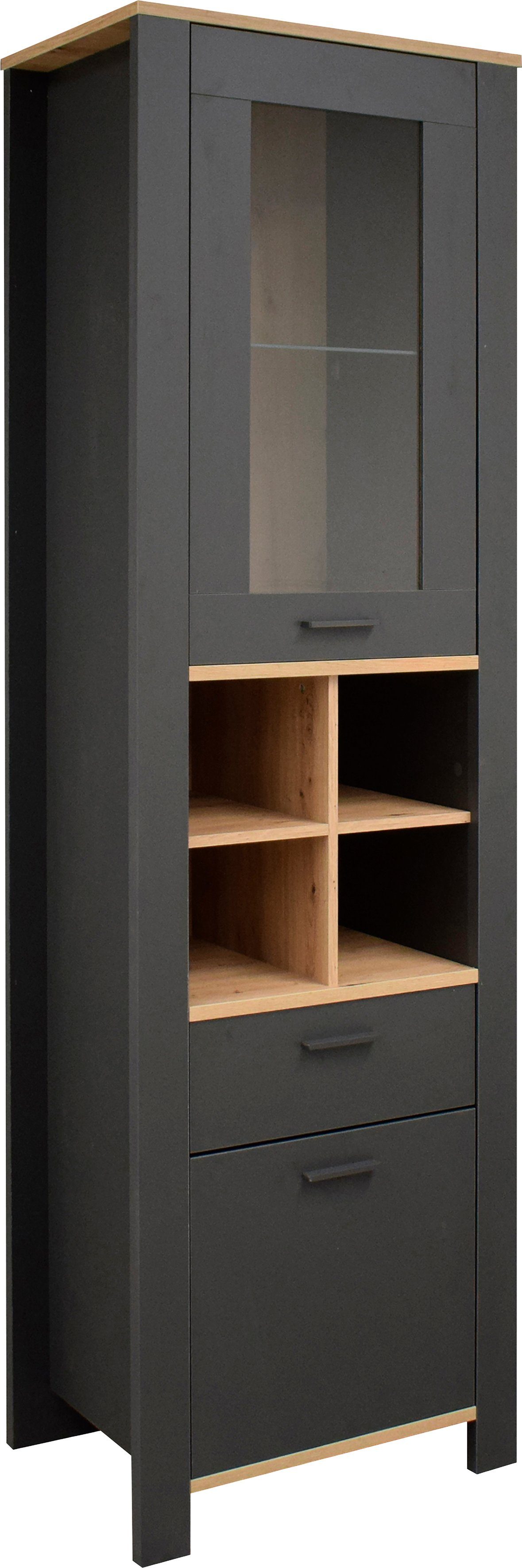 Mäusbacher Standvitrine Nele Höhe 203 cm
