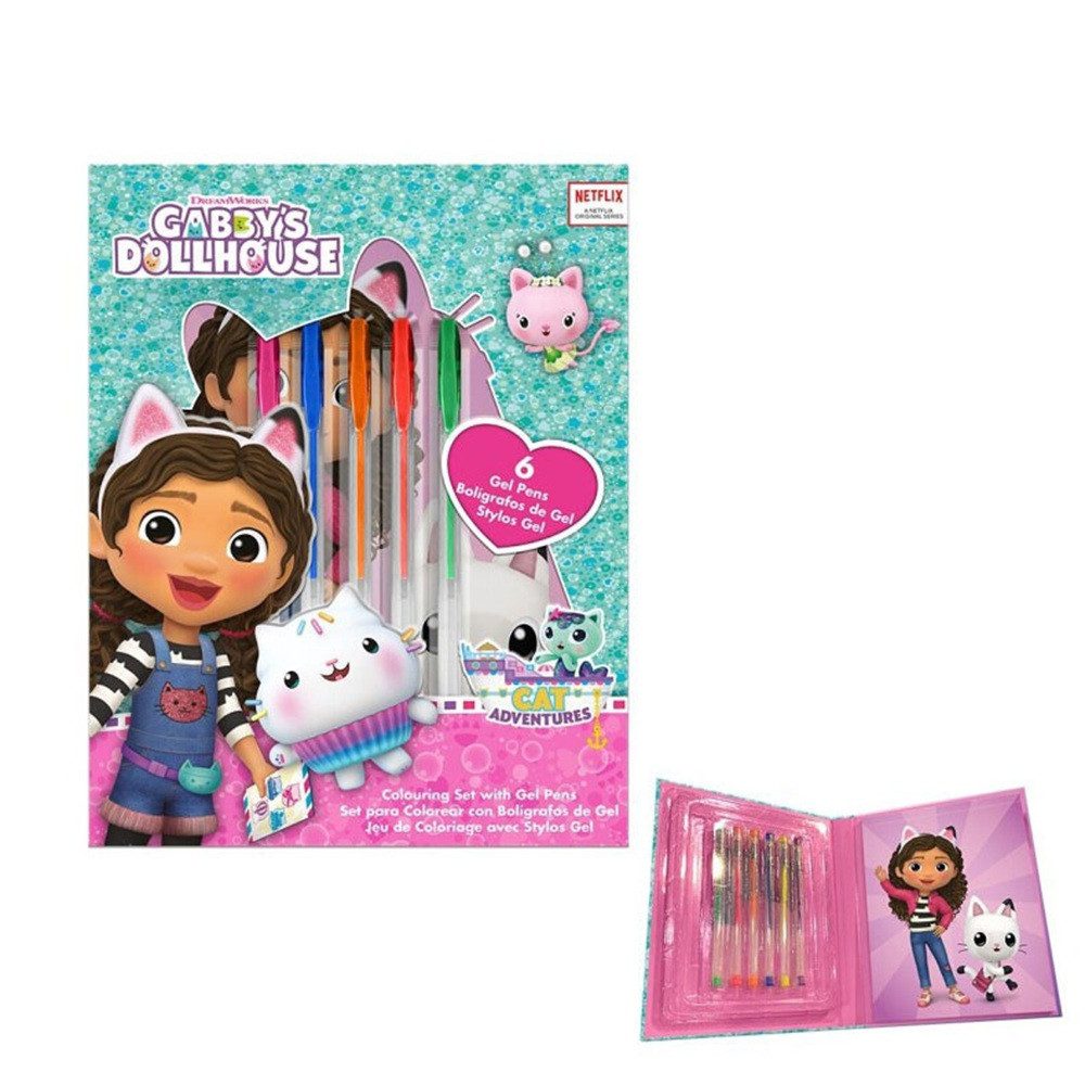 Gabby's Dollhouse Notizbuch Gabby's Dollhouse Smoothie Land Notizbuch + Gelstift-Set