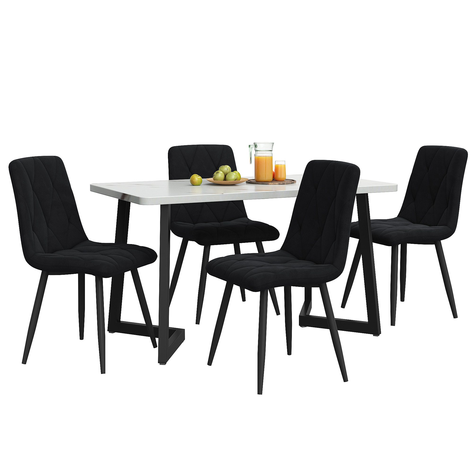 Flieks Essgruppe, (Set, 5-tlg., Tisch mit günstig online kaufen