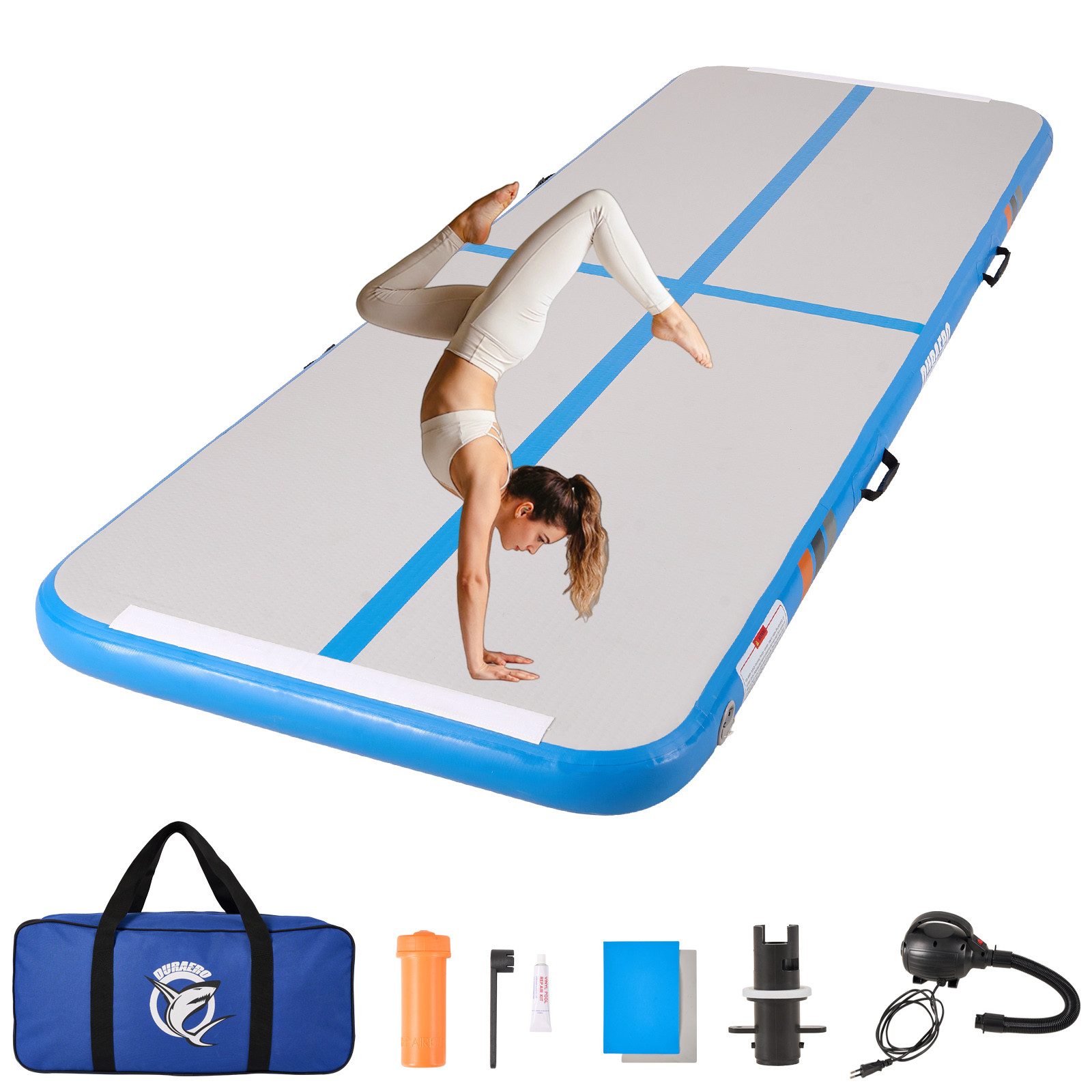 DURAERO Yogamatte Airtrack Matte Tumbling Matte Gymnastikmatte 300x100x10 CM