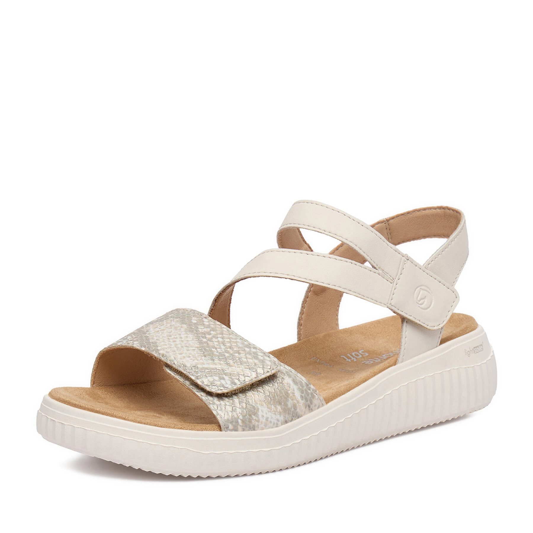 Remonte Remonte Damen-Sandalen Beige Sandale