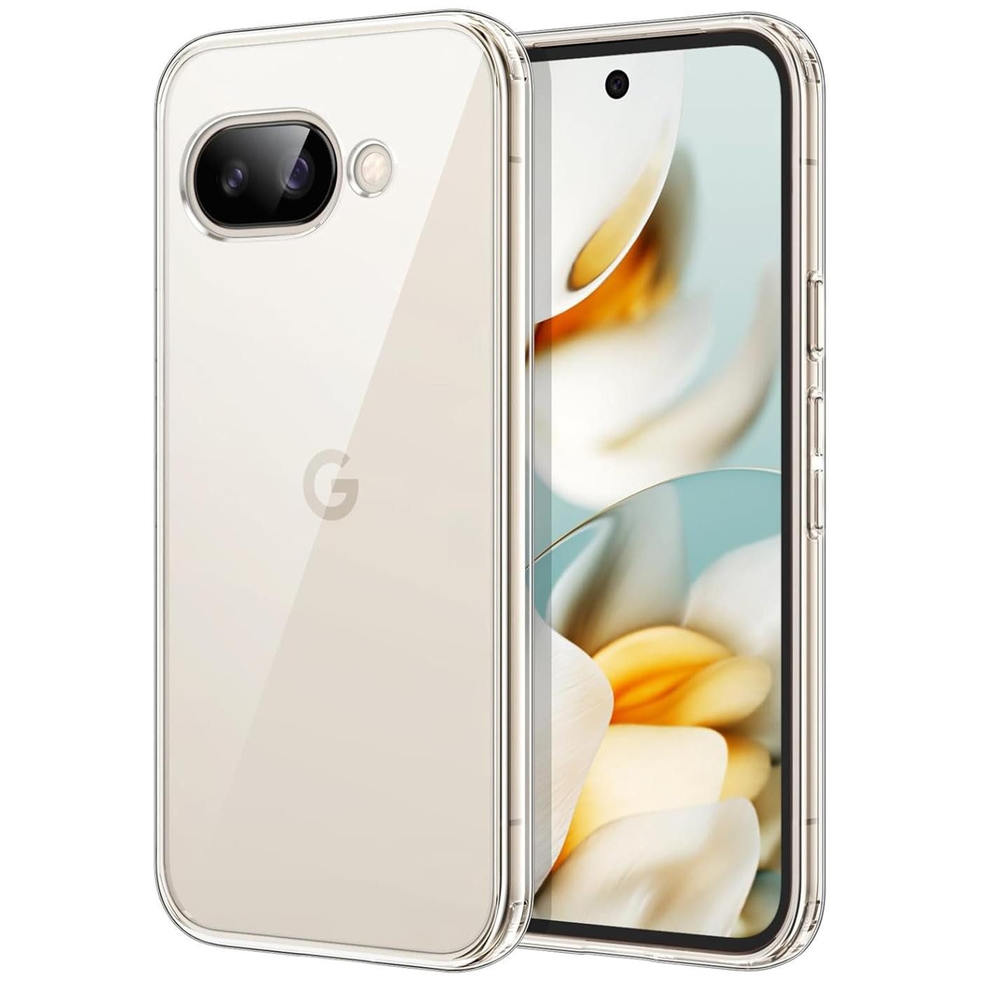 CoolGadget Handyhülle Transparent Ultra Slim Case für Google Pixel 9a 6,3 Zoll, Silikon Hülle Dünne Schutzhülle für Pixel 9a Hülle