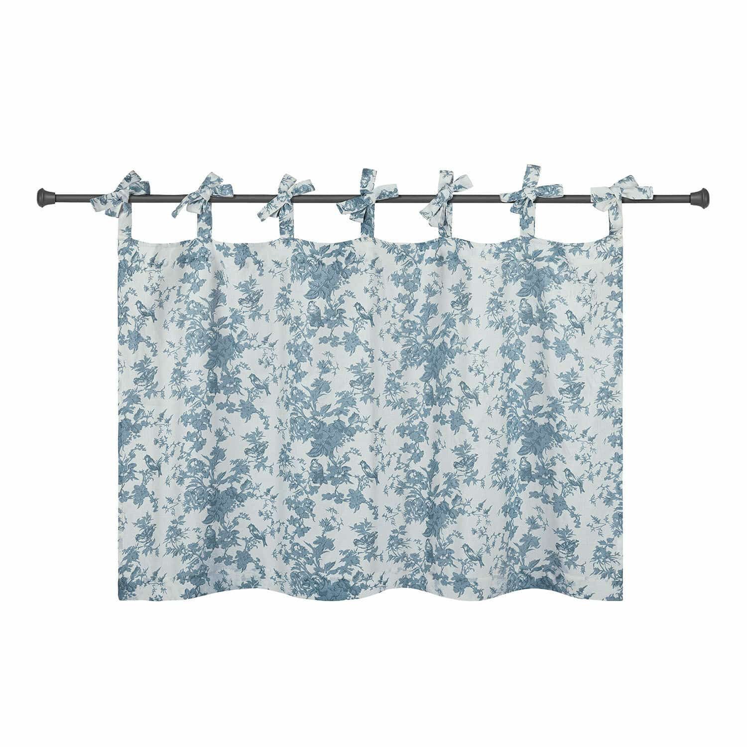 Mirabeau Scheibengardine Scheibengardine Emilie blau/beige