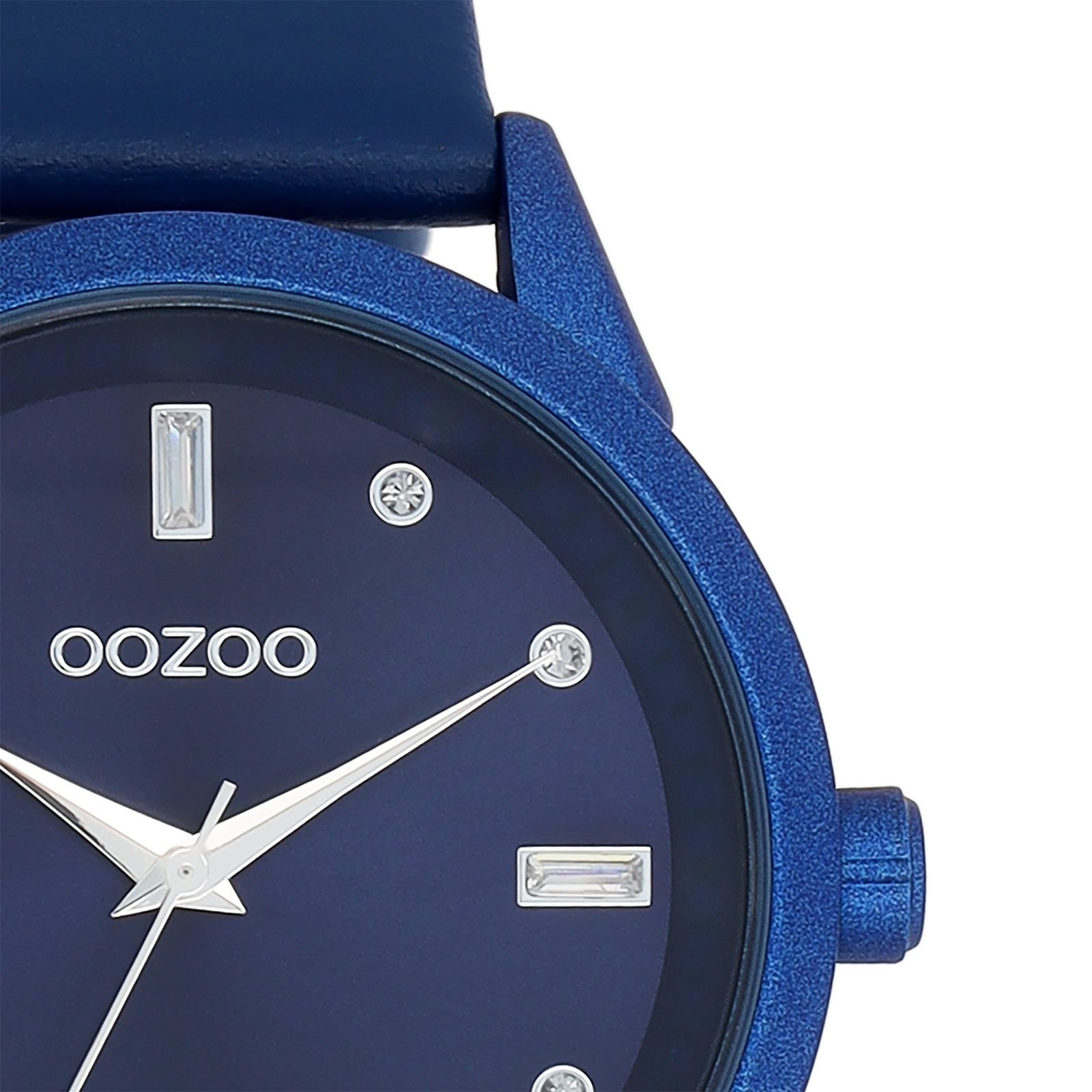 OOZOO Quarzuhr Oozoo Damen Armbanduhr Timepieces Analog, (Analoguhr), Damenuhr rund, groß (ca. 40mm) Lederarmband, Fashion-Style