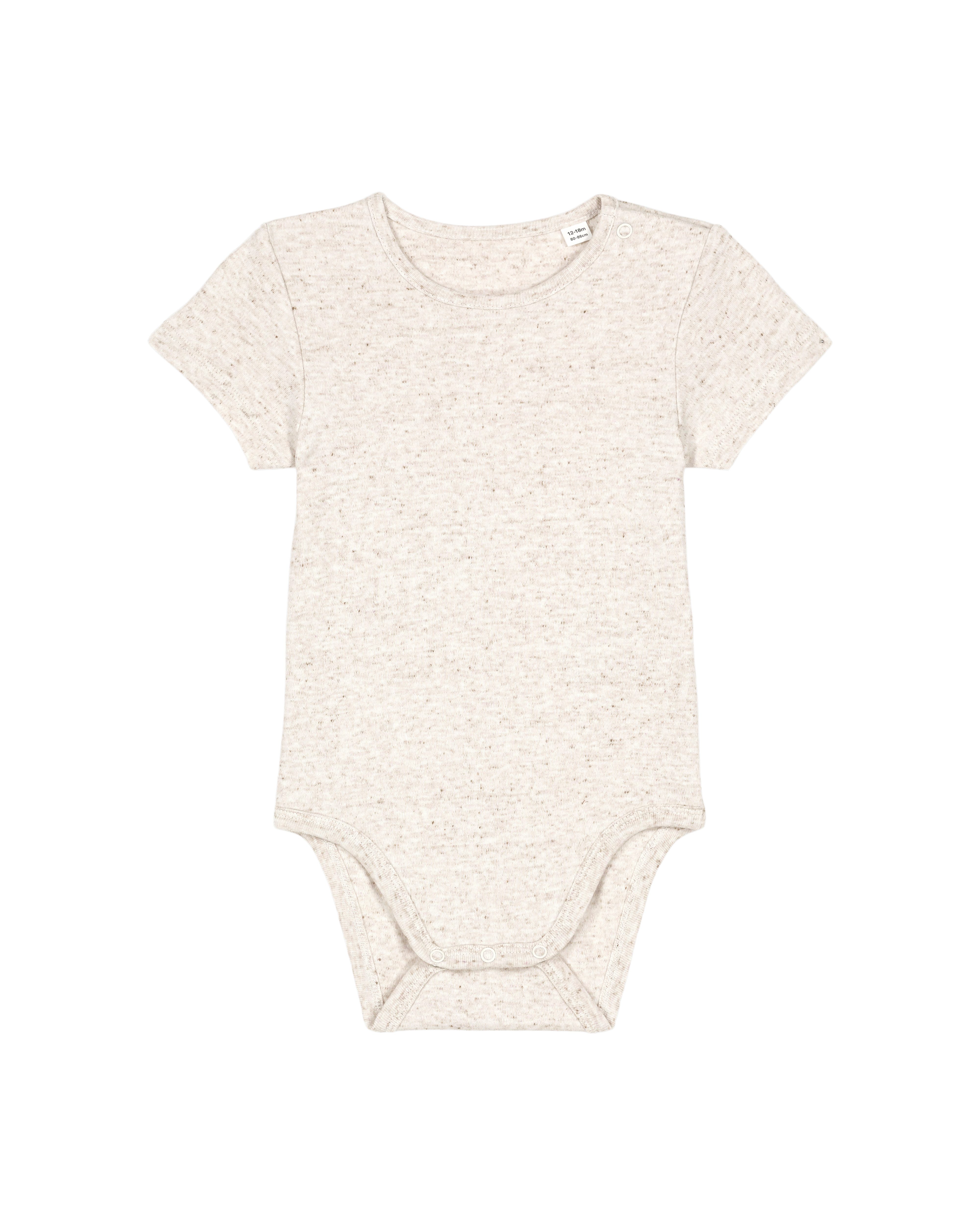 Sitztgut Kurzarmbody Baby Body aus Bio-Baumwolle (1-tlg) Druckknopfleiste an der Schulter und Druckknopfverschluss im Schritt