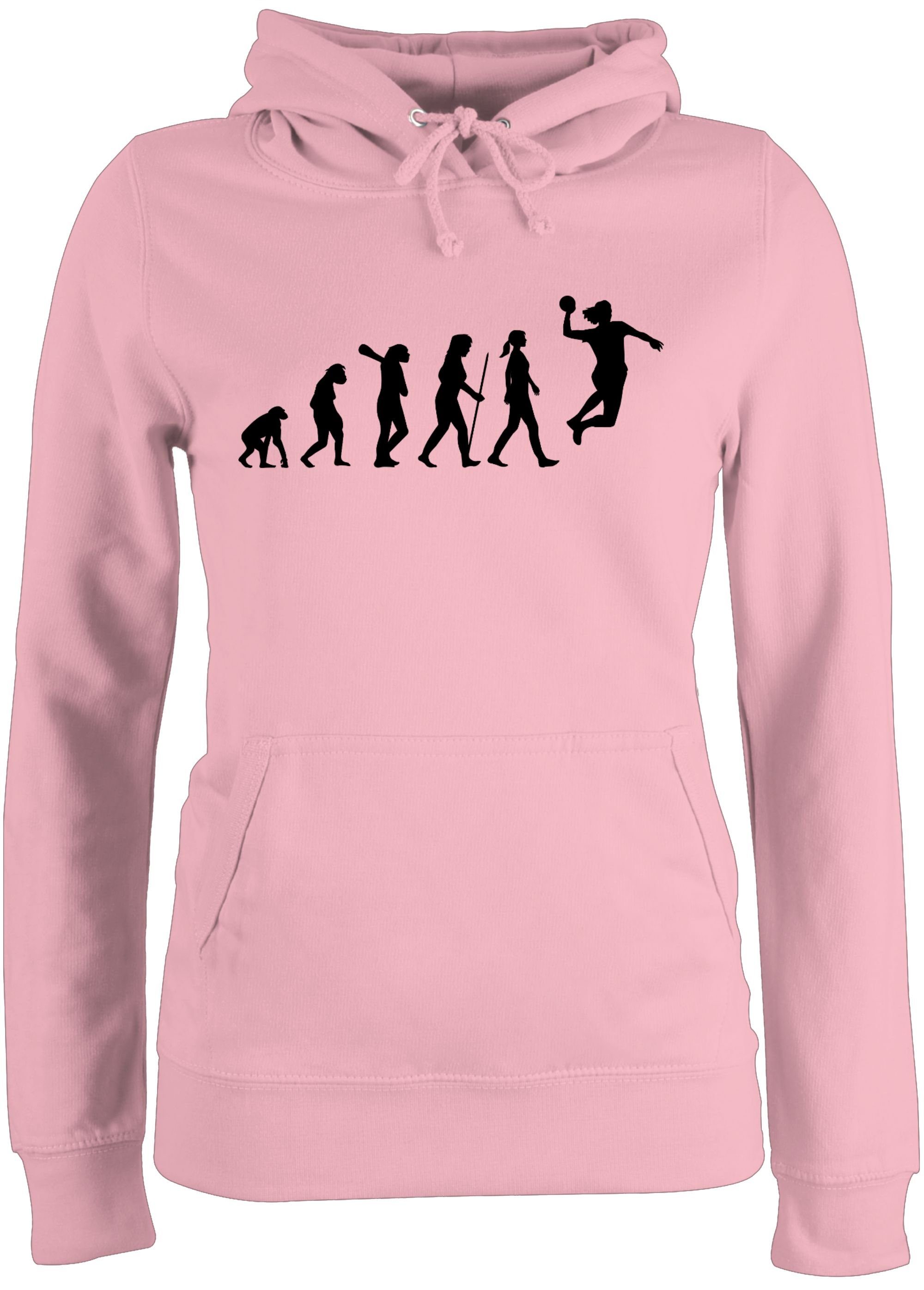 Shirtracer Hoodie »Handball Evolution Damen - Evolution Outfit - Damen  Premium Kapuzenpullover« Entwicklung und Geschichte online kaufen | OTTO