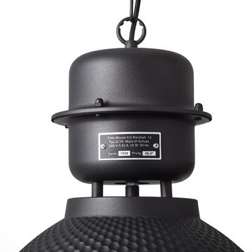 Lightbox Pendelleuchte, ohne Leuchtmittel, Hängelampe, Ø 48 cm, 146 cm Höhe, E27, max. 60 W, Metall/Glas, schwarz