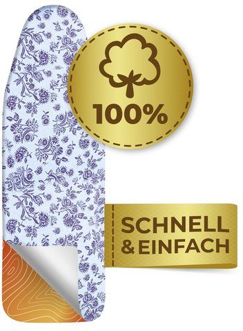 Maximex Bügelbrettbezug Modell Keramik M Blume, günstig online kaufen