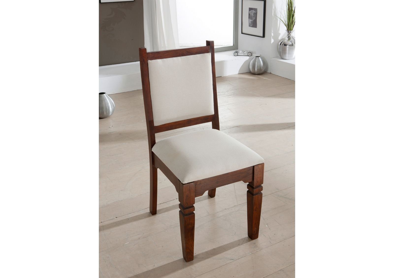 Massivmoebel24 Holzstuhl OXFORD, Stuhl Akazie 45x45x100 günstig online kaufen