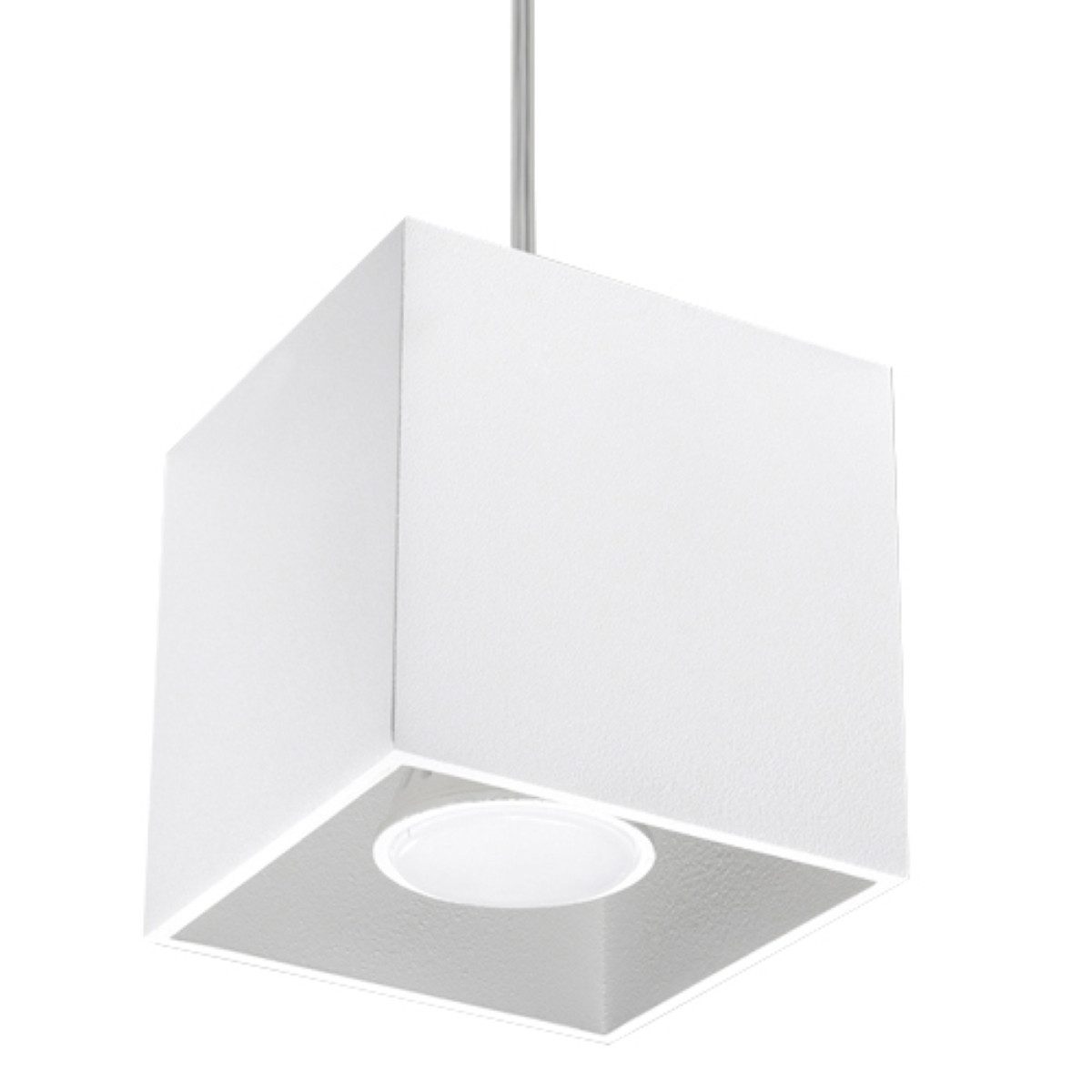 SOLLUX lighting Hängeleuchte Hängeleuchte Quad 1 Weiß, Nicht enthalten