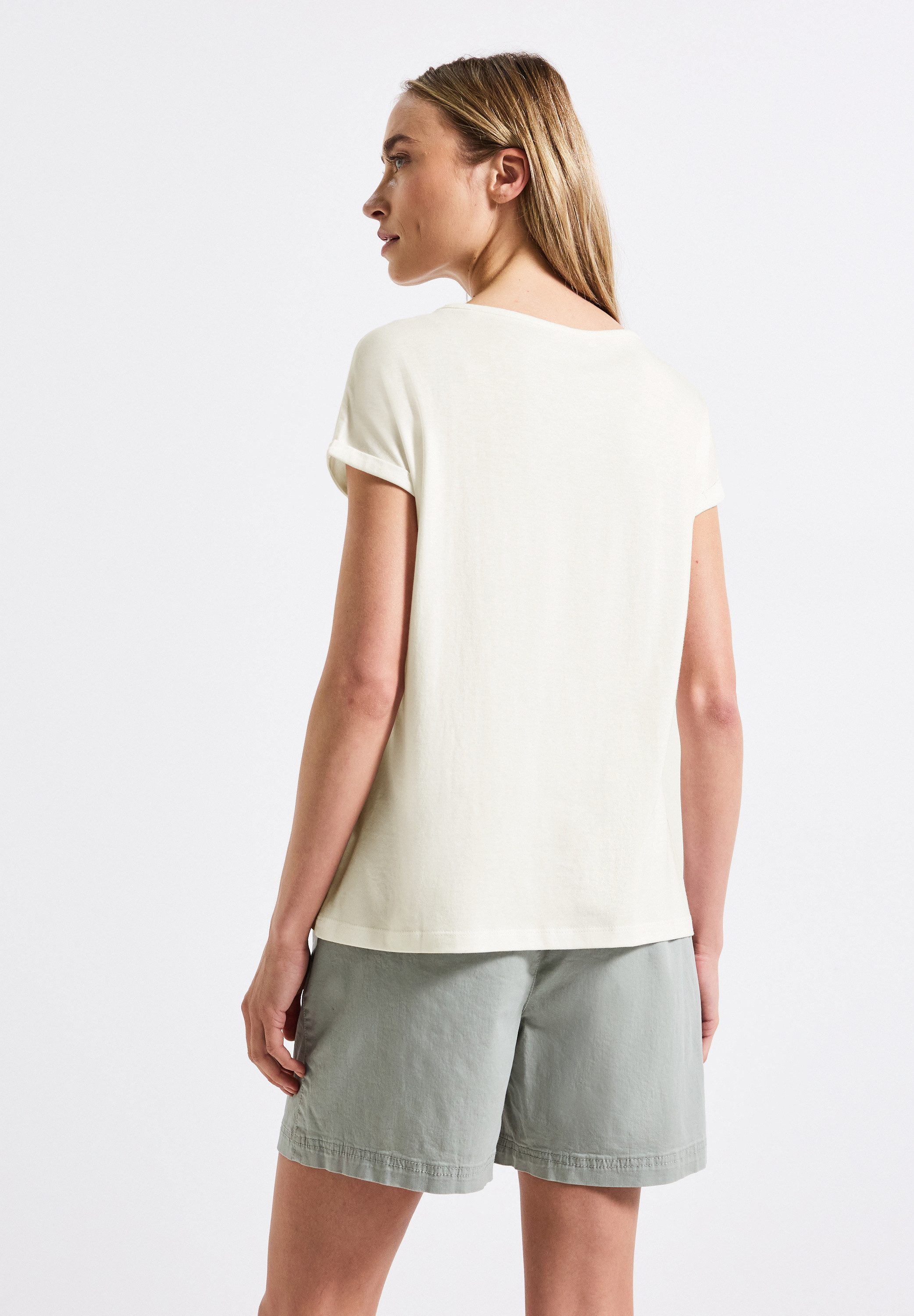 STREET ONE T-Shirt aus Baumwolle mit günstig online kaufen
