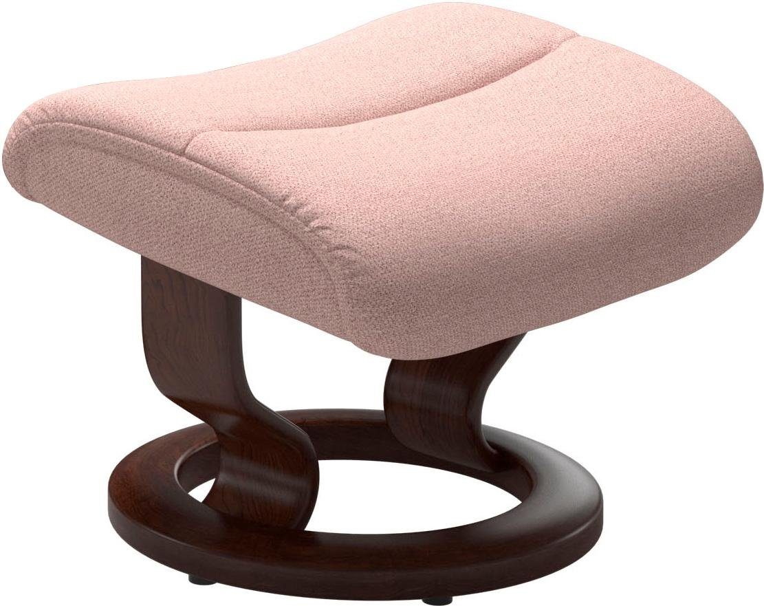 View Hocker), Relaxsessel Stressless® mit Classic Relaxsessel Größe Base, M,Gestell Braun mit (Set,