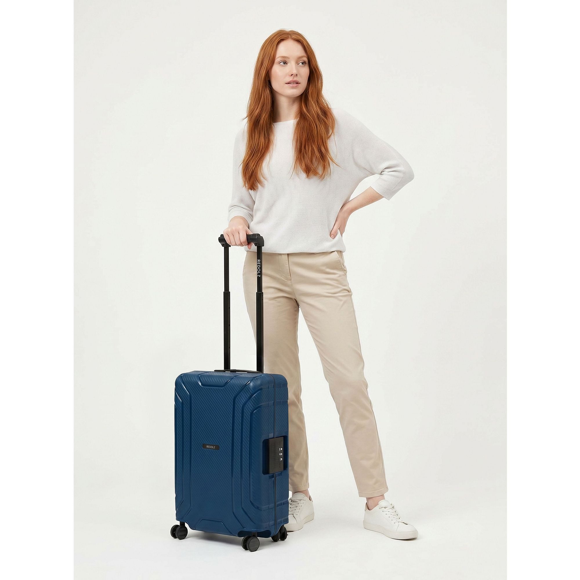 Redolz Handgepäck-Trolley Essentials 15, 4 Rollen, Polypropylen