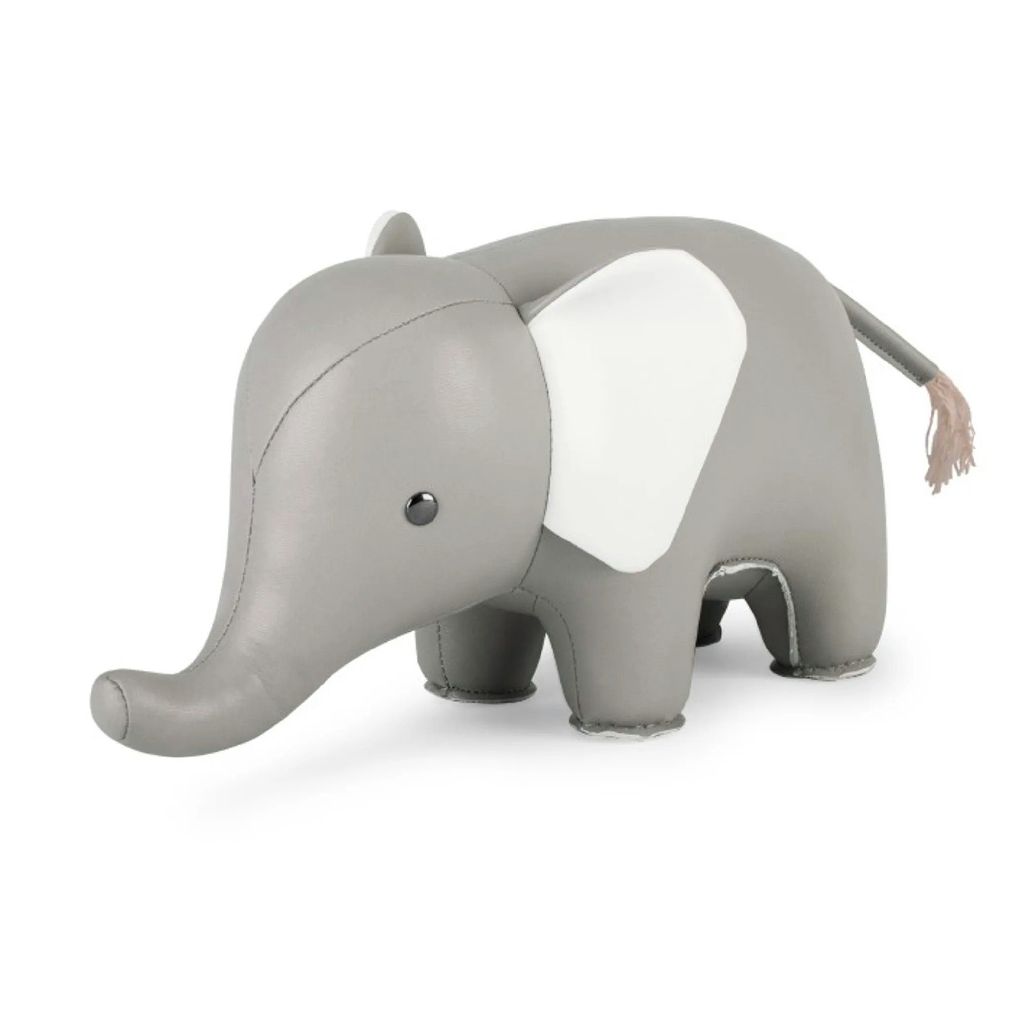 Züny Türstopper Zuny Classic, Buchstütze, 1 kg, Elefant, Grau & Weiß