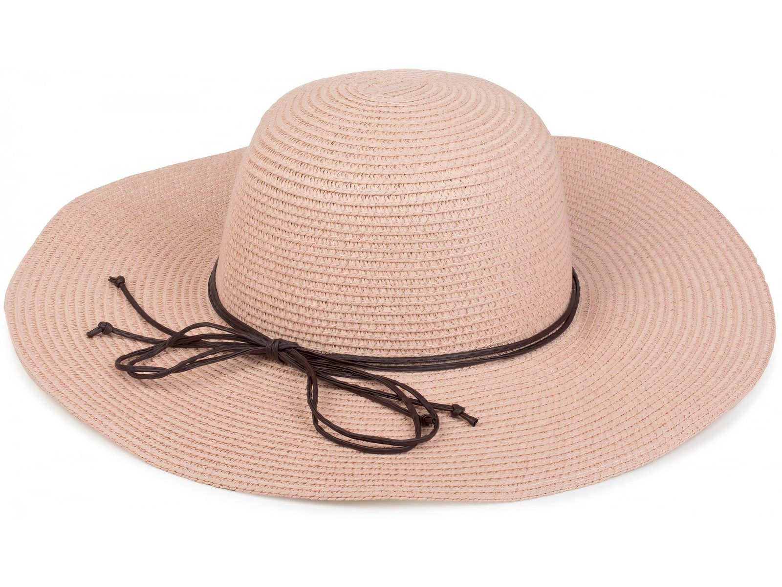 styleBREAKER Sonnenhut Floppy Sonnenhut mit schmalem Zierband und Schleife (1-St)