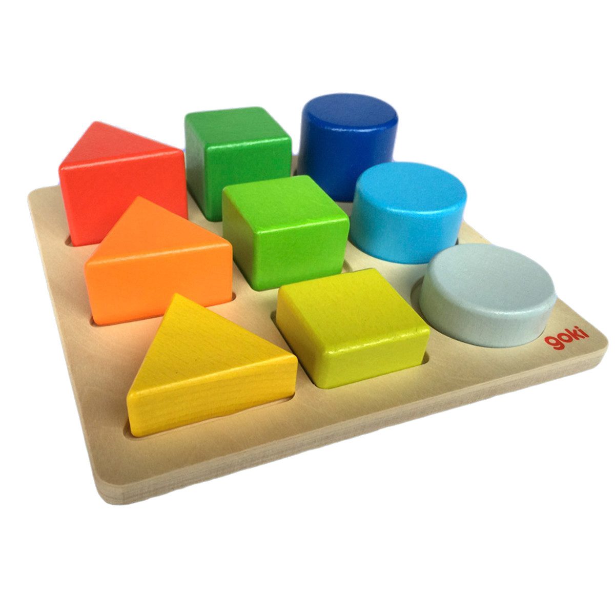goki Steckpuzzle Steckbrett Goki, 9 Puzzleteile, günstig online kaufen
