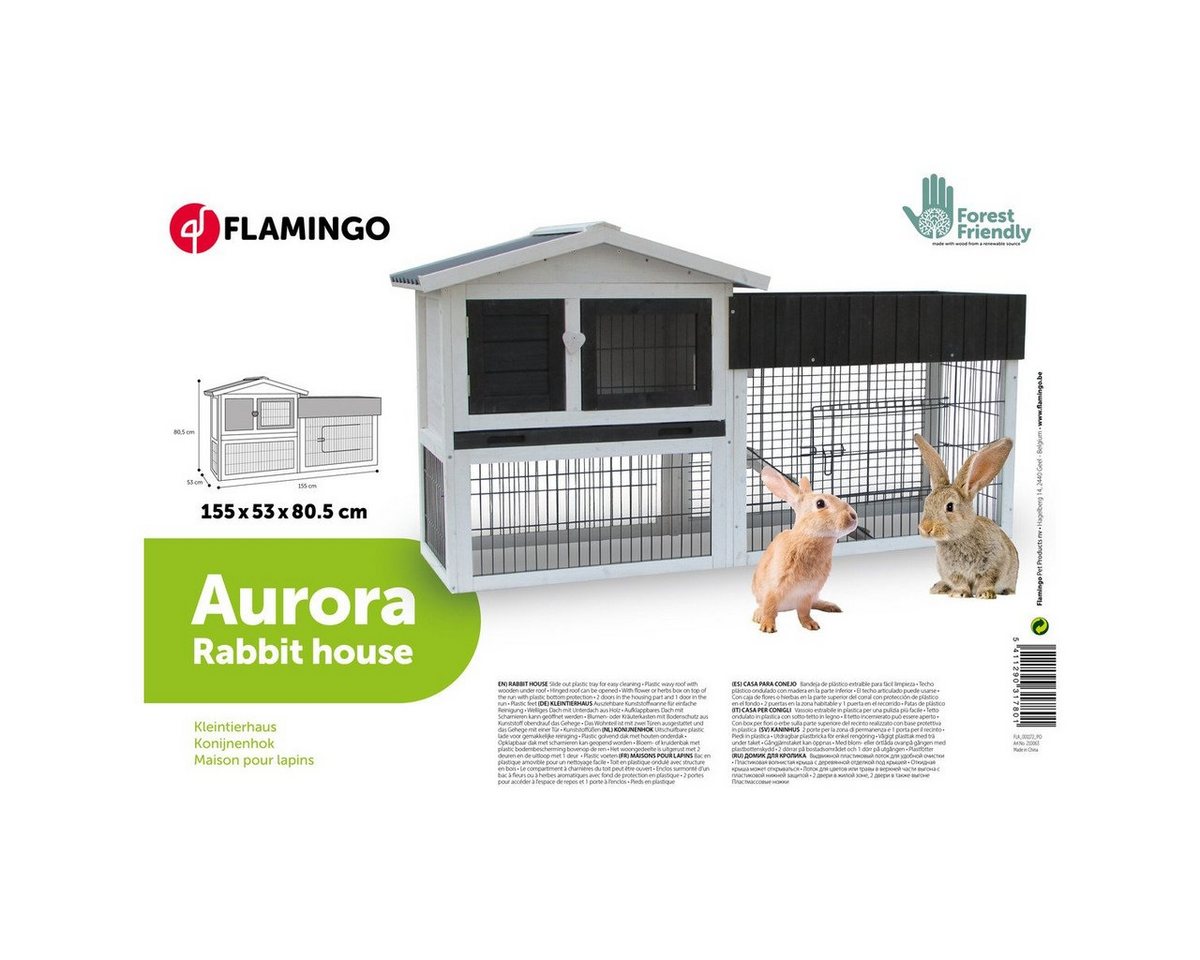 Thumbnail - Flamingo Kleintierstall Kaninchenstall Aurora