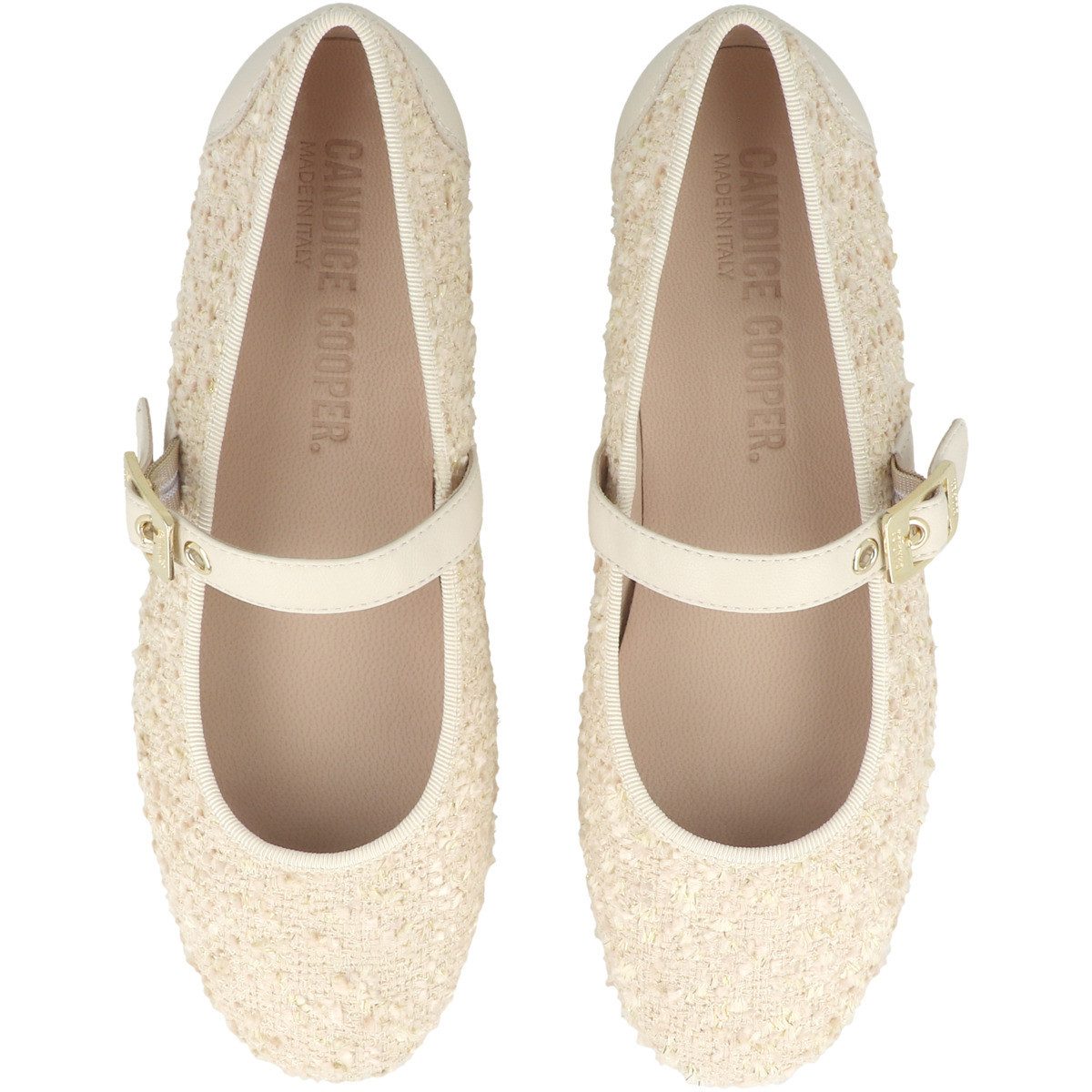 Candice Cooper DAFNE BRID 2 Damen Ballerina Halbschuhe, Slipper, Schlupfschuhe, Loafer, Mokassin